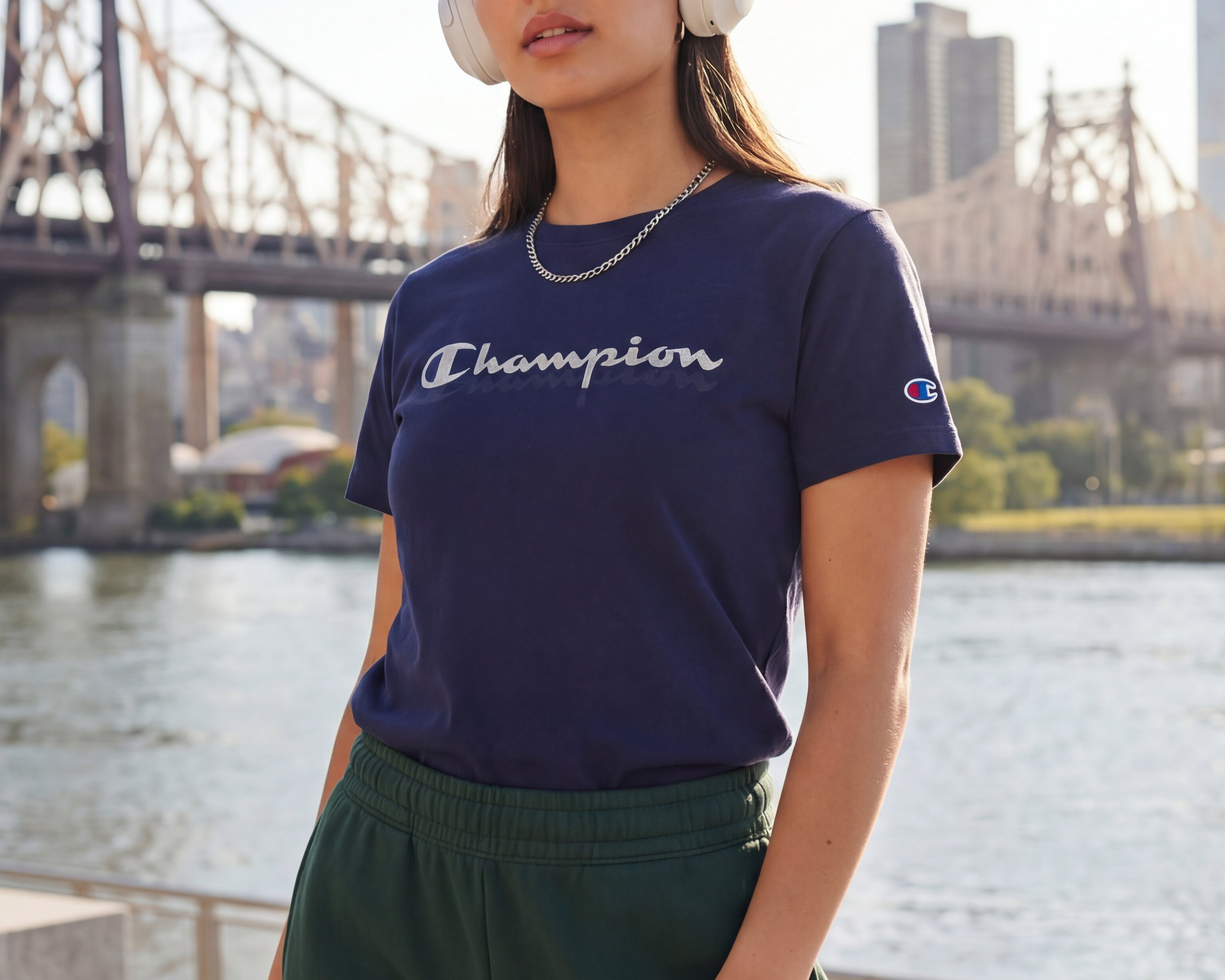 Foto 6 pulgar | Foto 5 | Playera Deportiva Champion para Mujer