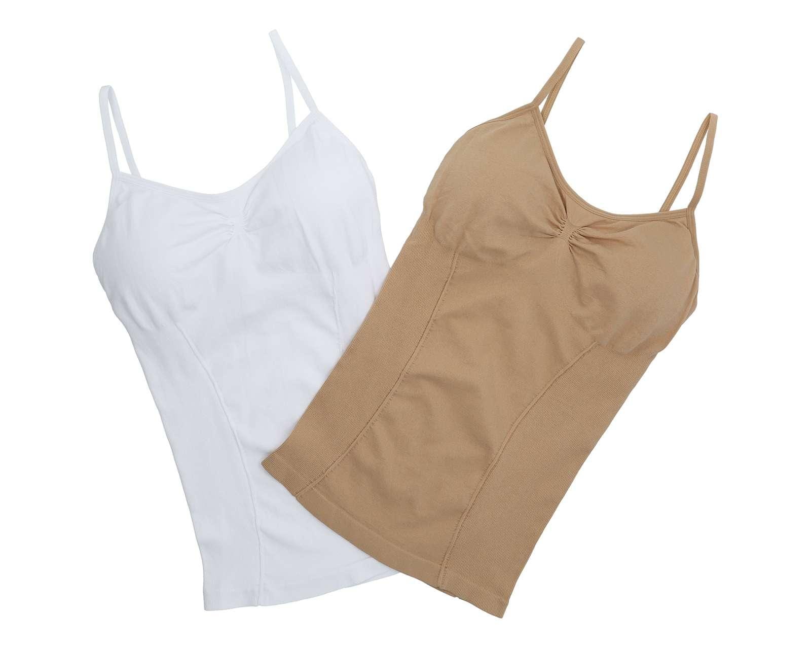 Foto 2 pulgar | Foto 1 | Camiseta Interior Beauty Secret para Mujer 2 Piezas