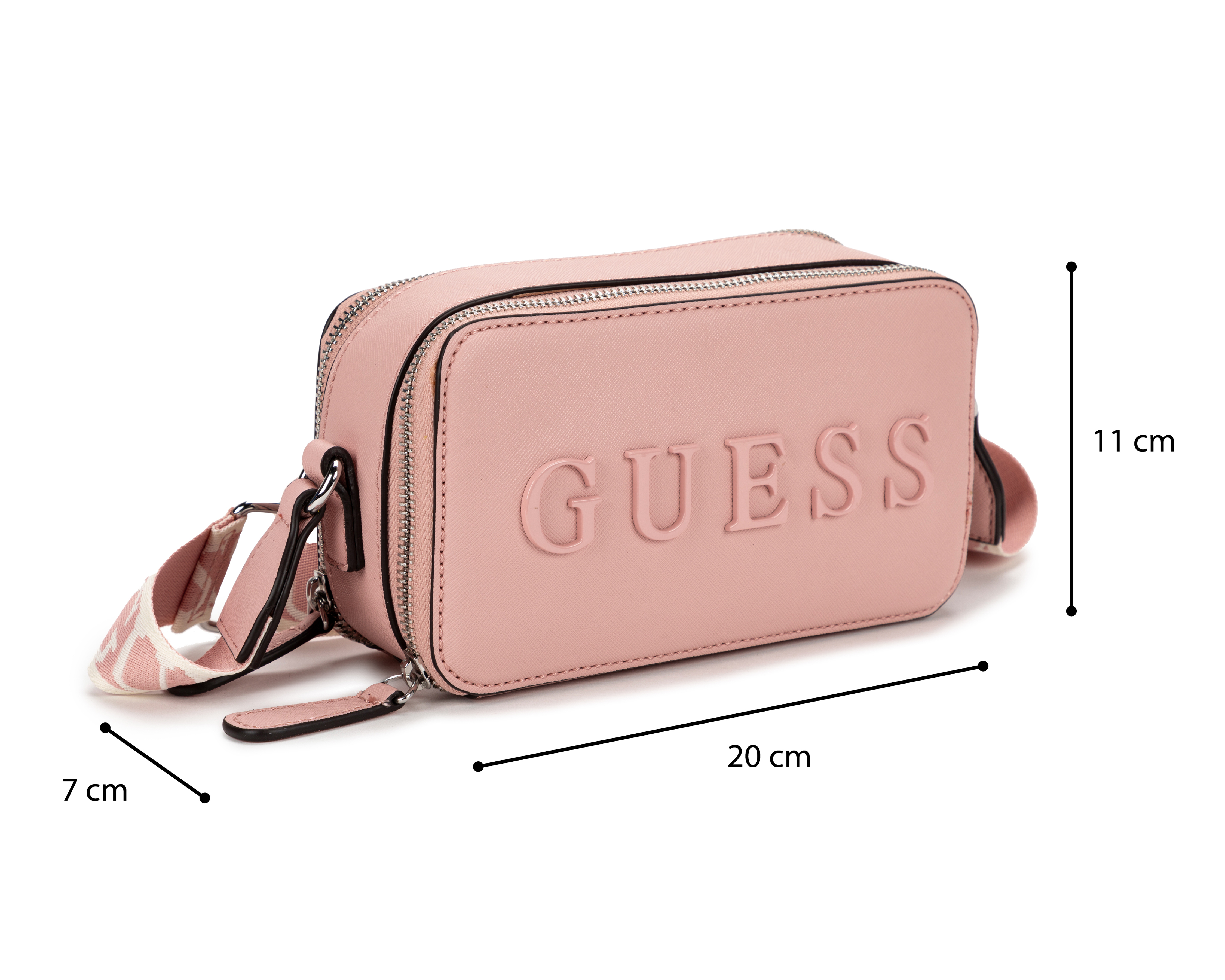 Foto 6 pulgar | Foto 5 | Bolsa Cruzada Guess Amanza