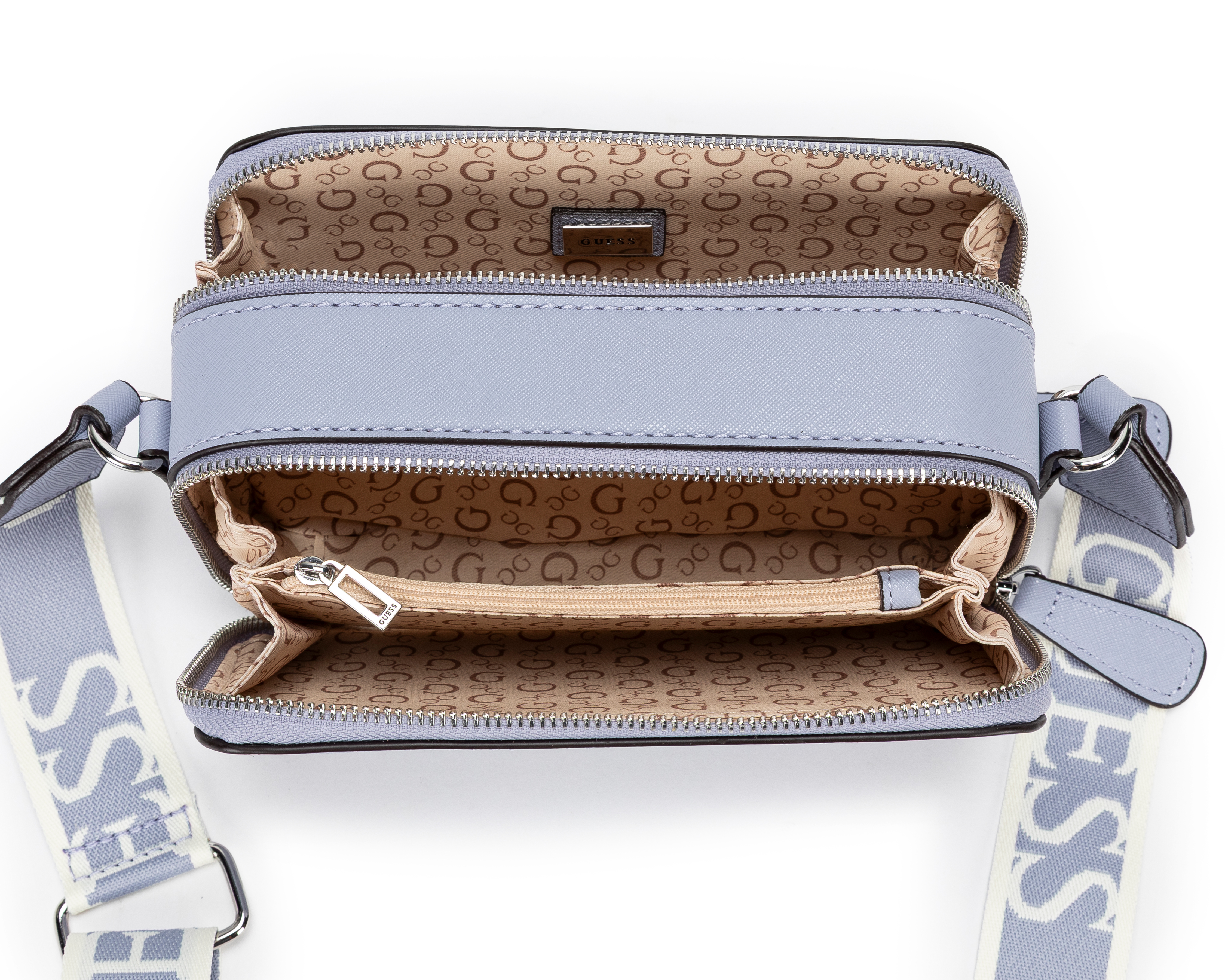 Foto 5 pulgar | Foto 4 | Bolsa Cruzada Guess Amanza