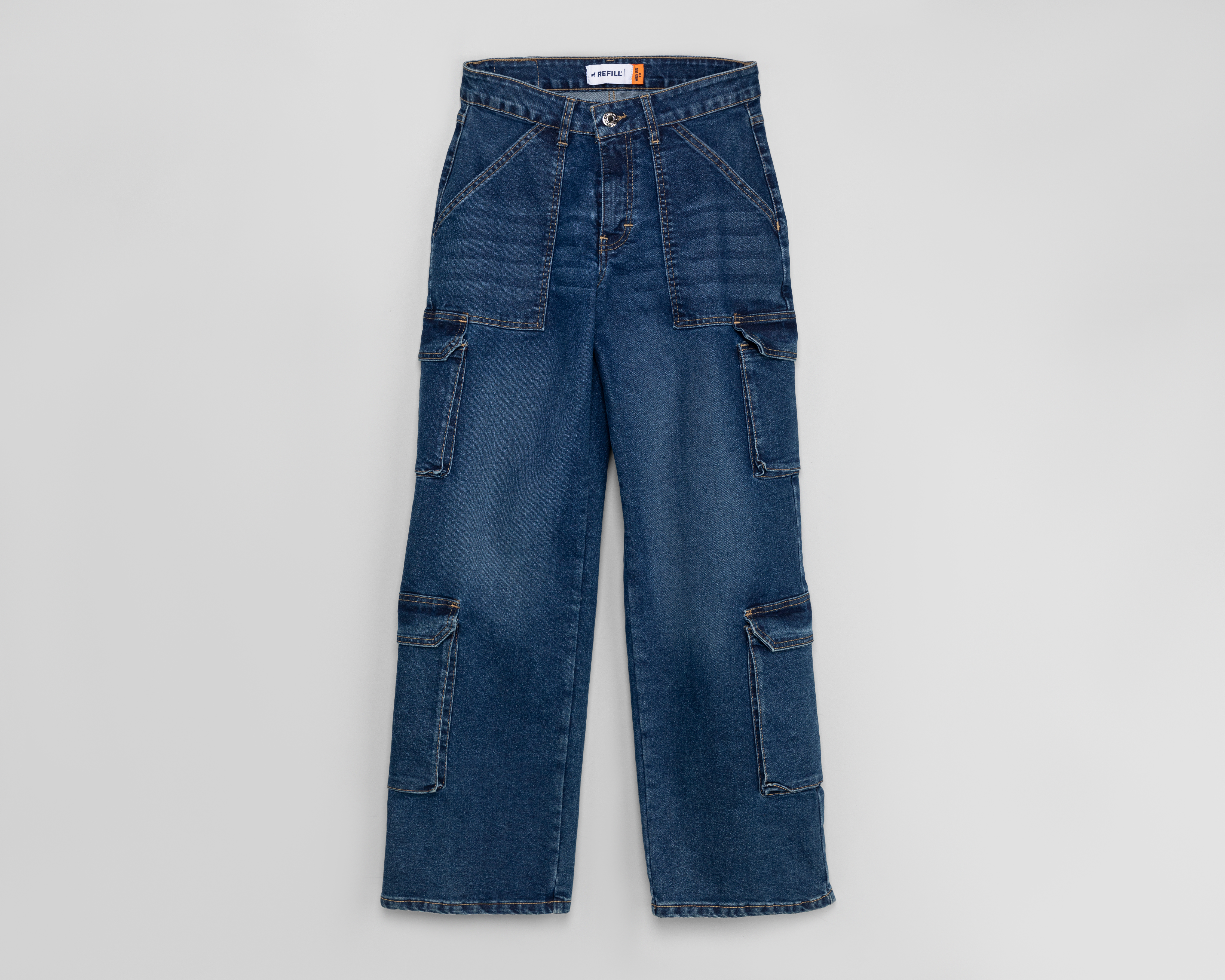 Foto 1 | Foto 1 | Jeans Cargo Refill para Mujer