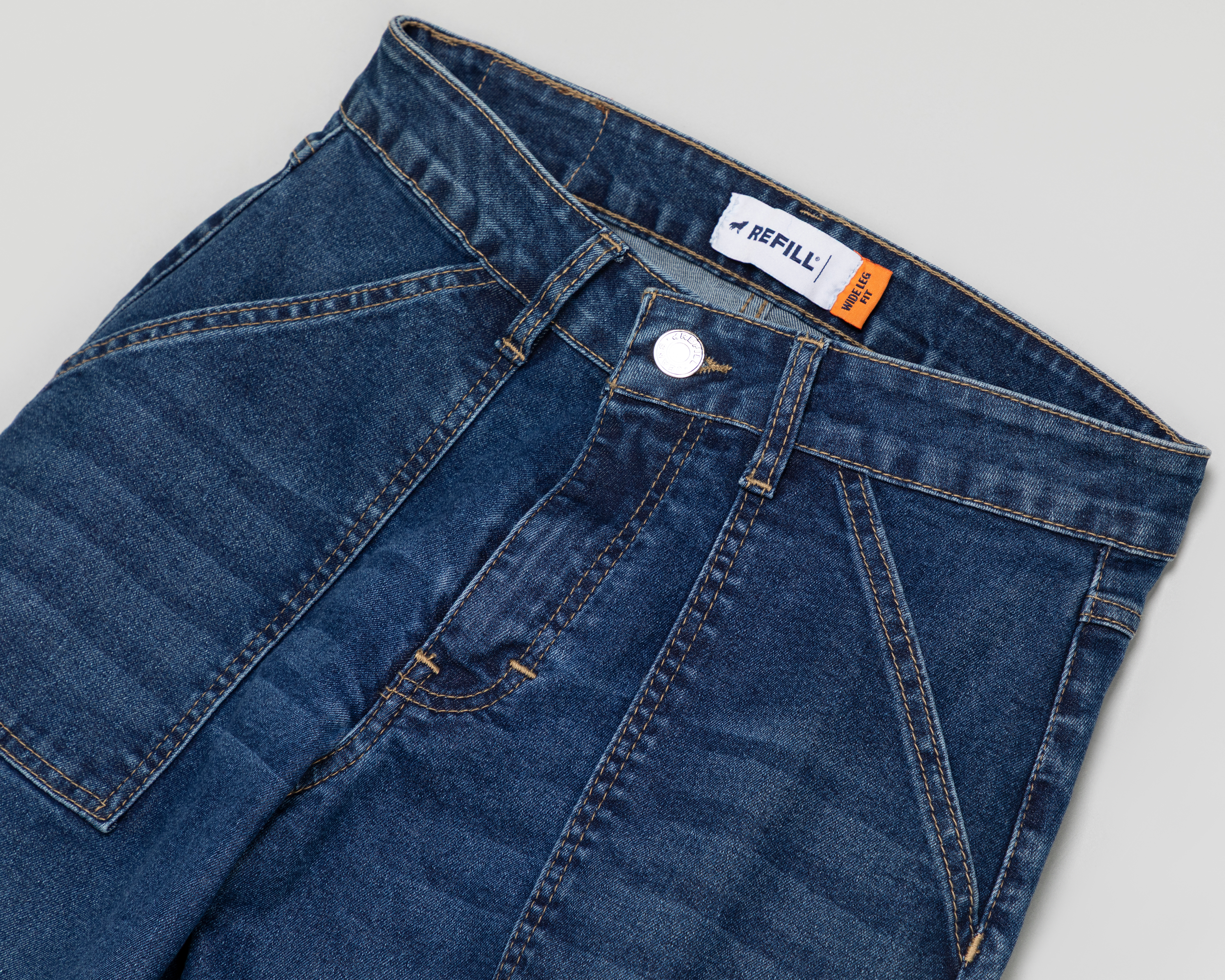 Foto 3 | Foto 3 | Jeans Cargo Refill para Mujer