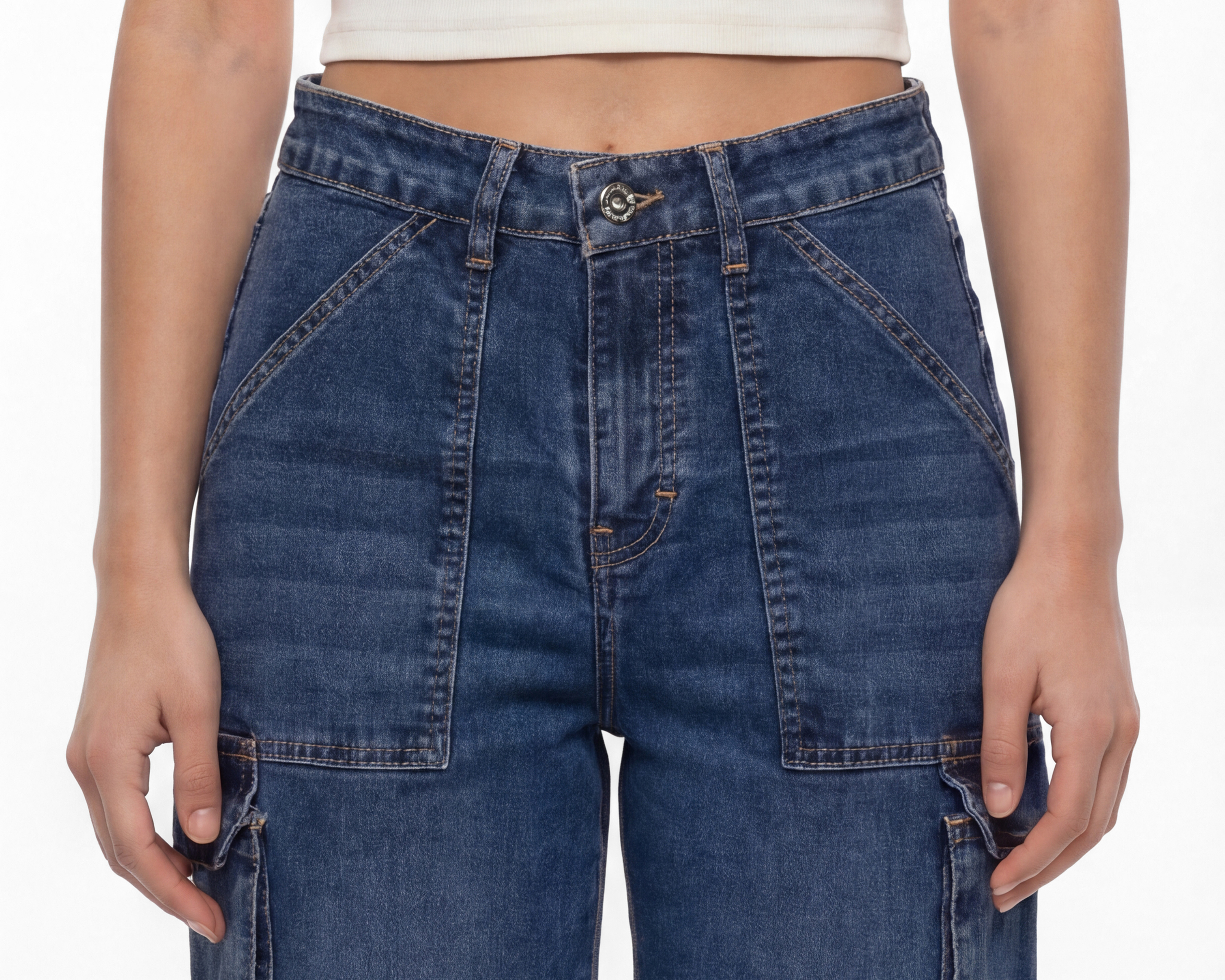 Foto 5 pulgar | Foto 4 | Jeans Wide Leg Refill para Mujer