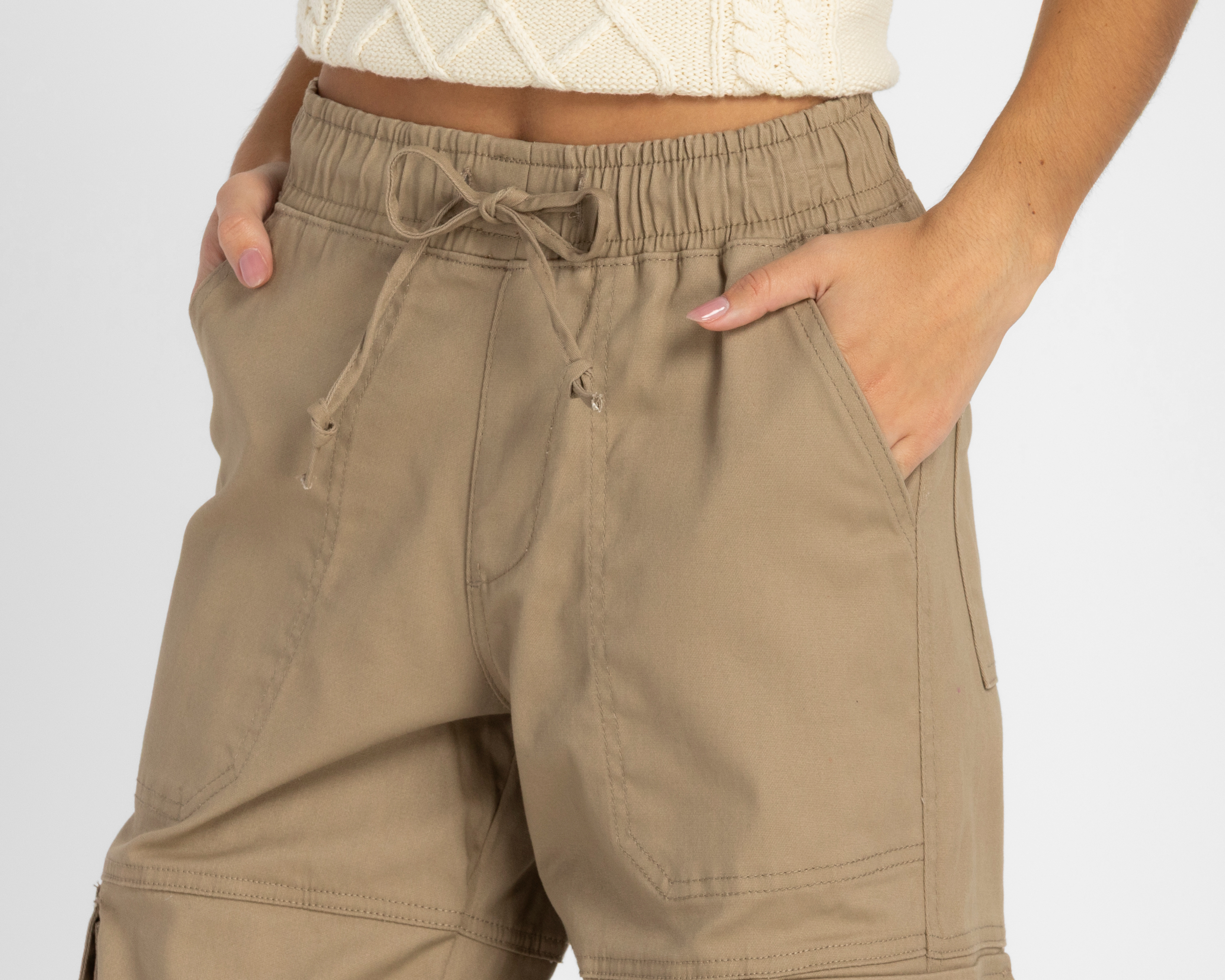 Foto 5 pulgar | Foto 4 | Pantalón Cargo Refill Luci Café para Mujer