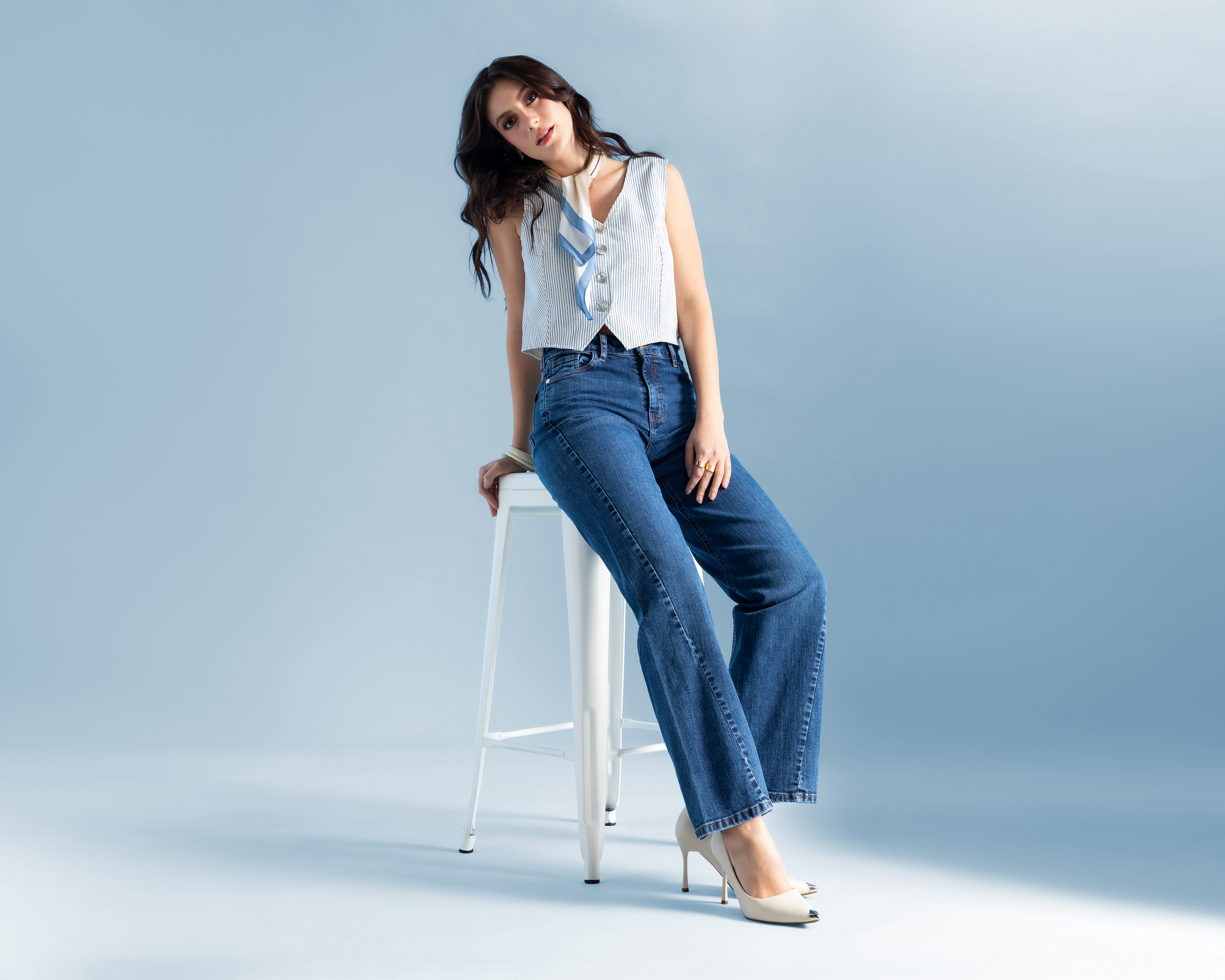 Jeans Wide Leg Jennifer Lopez para Mujer