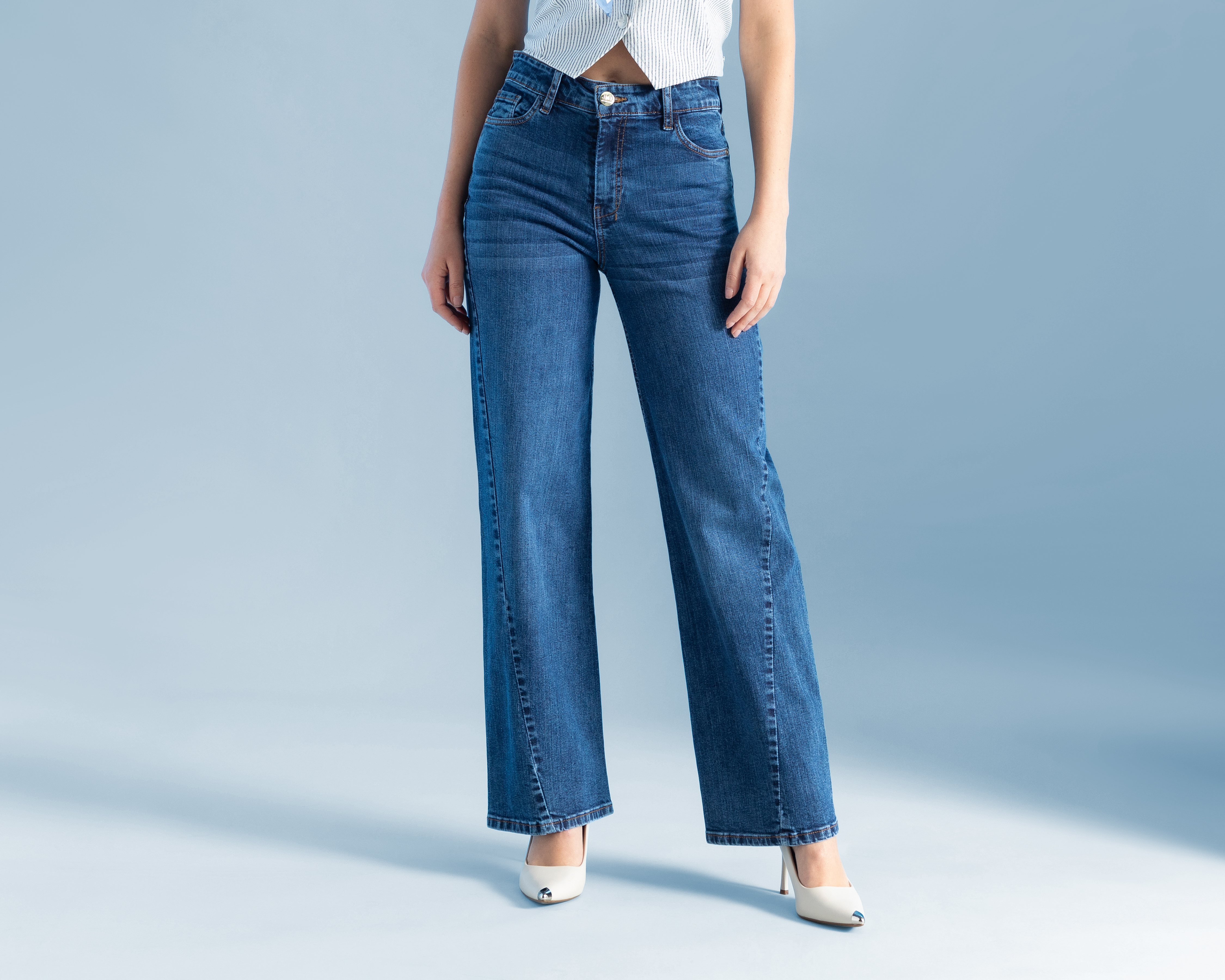 Foto 2 | Foto 2 | Jeans Wide Leg Jennifer Lopez para Mujer