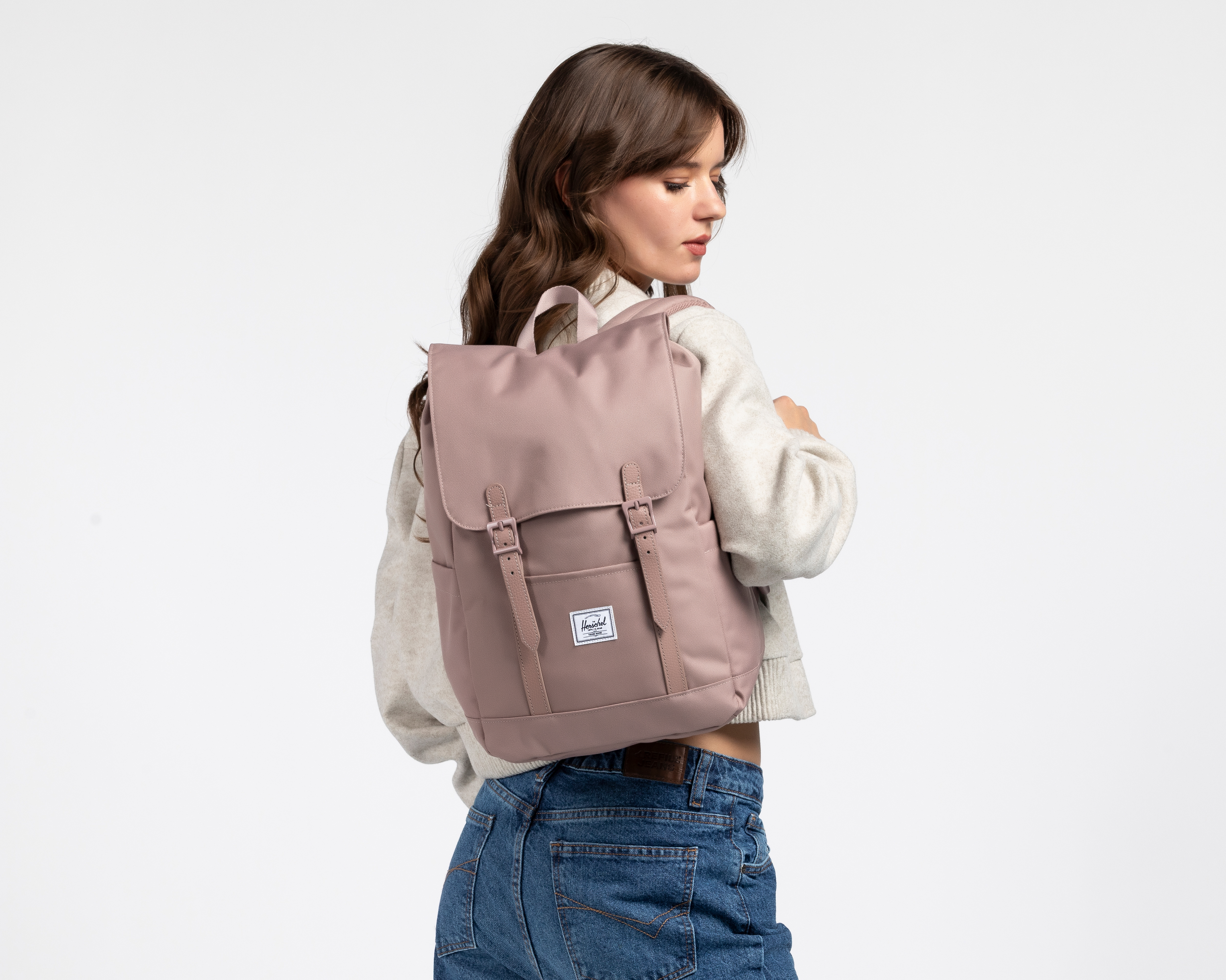 Foto 9 pulgar | Foto 8 | Mochila Herschel Retreat Rosa