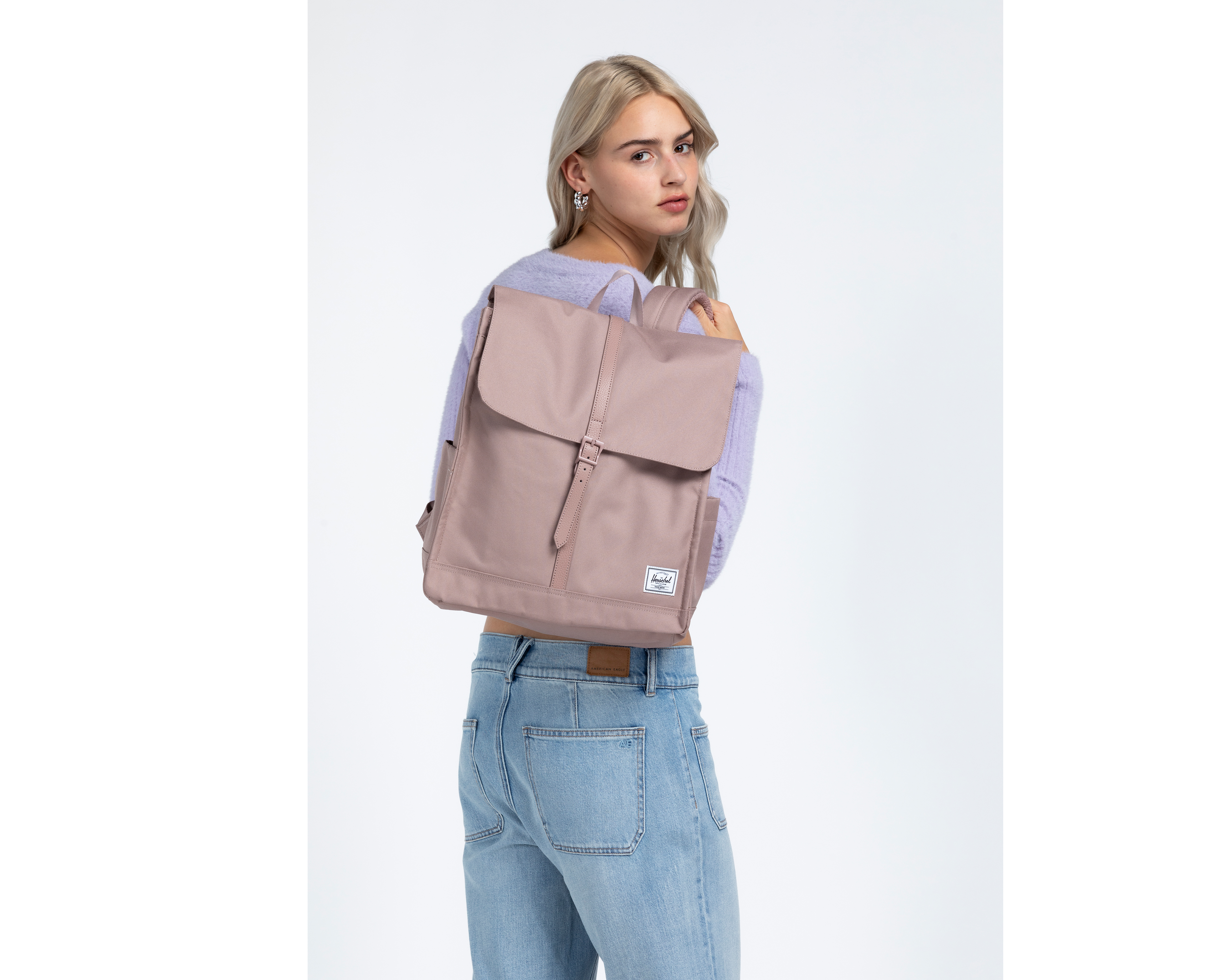 Foto 9 pulgar | Foto 8 | Mochila Herschel Rosa