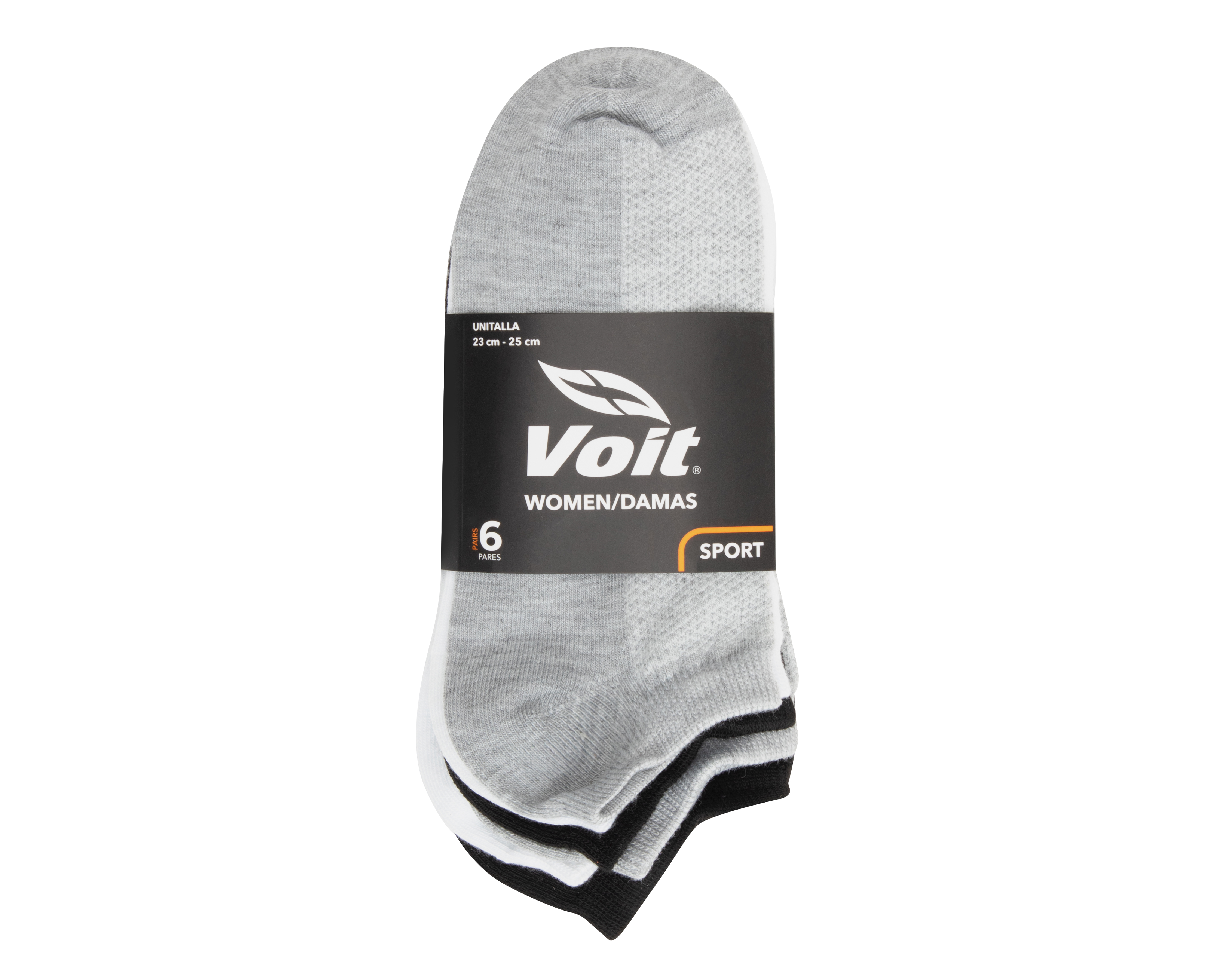 Foto 4 pulgar | Foto 3 | Calcetas Deportivas Voit para Mujer 6 Pares