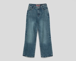 Pantalón Ancho Ecko Red Deslavado para Mujer