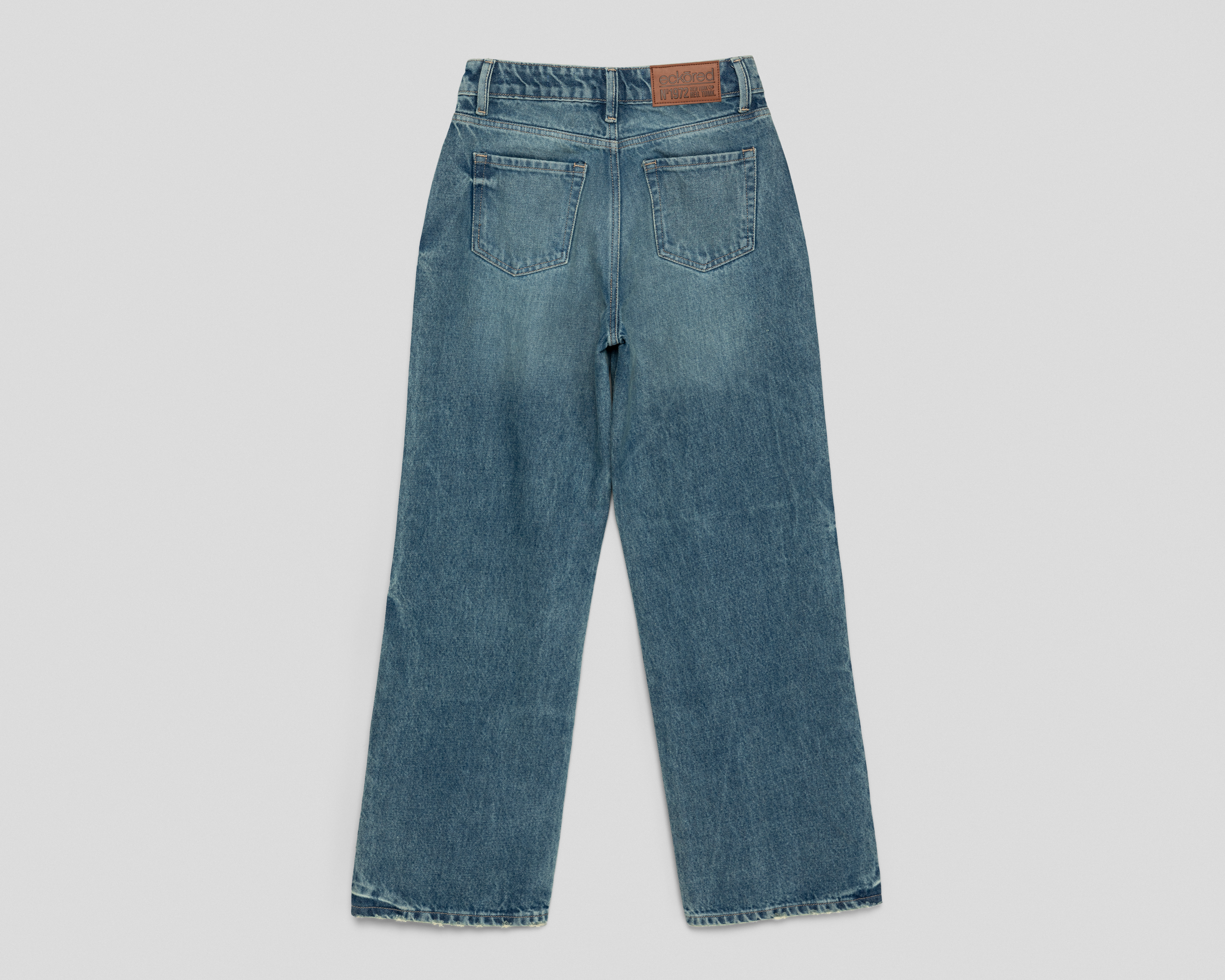 Foto 3 pulgar | Foto 2 | Pantalón Ancho Ecko Red Deslavado para Mujer