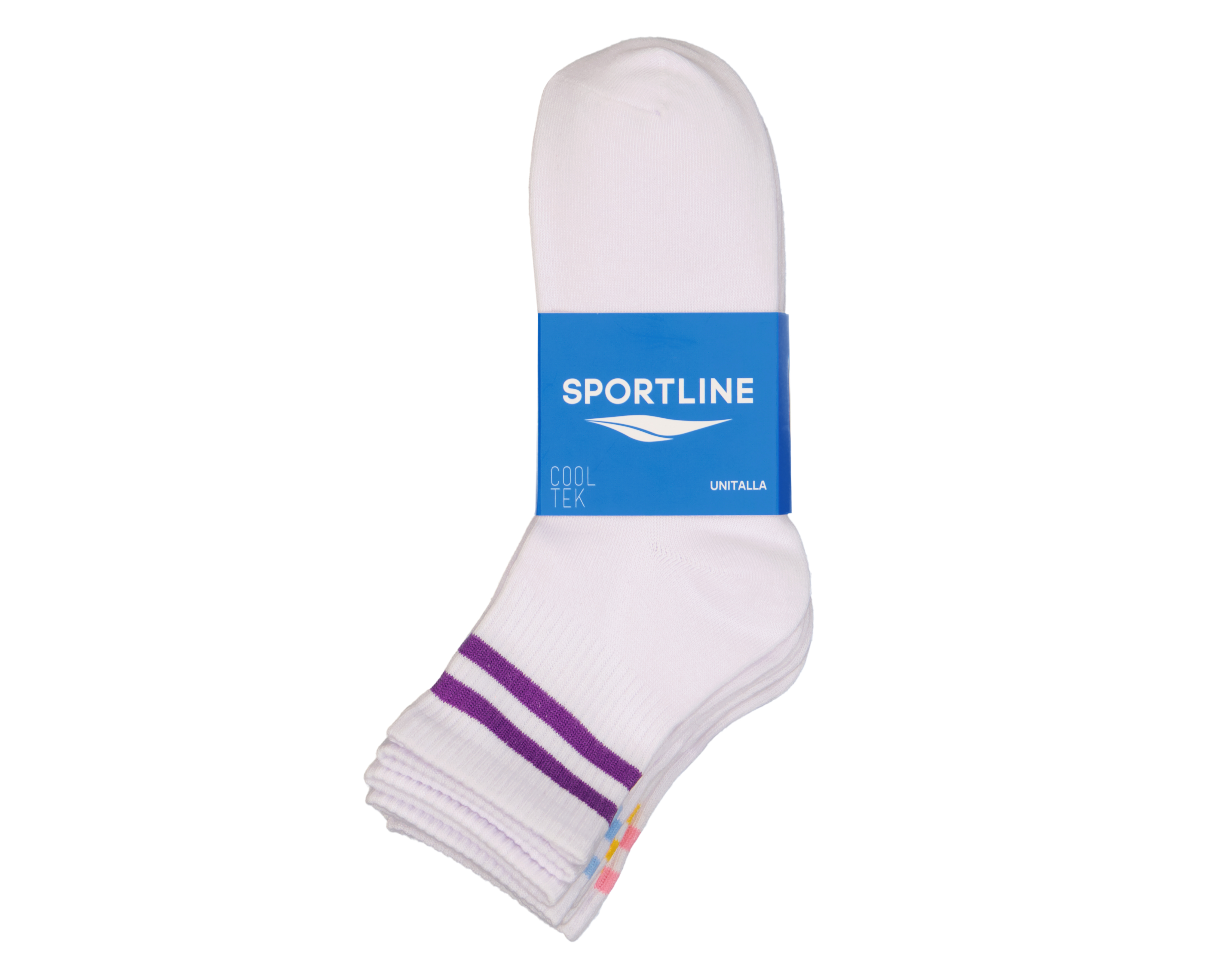 Foto 4 pulgar | Foto 3 | Calcetas Deportivas Sportline para Mujer 5 Pares
