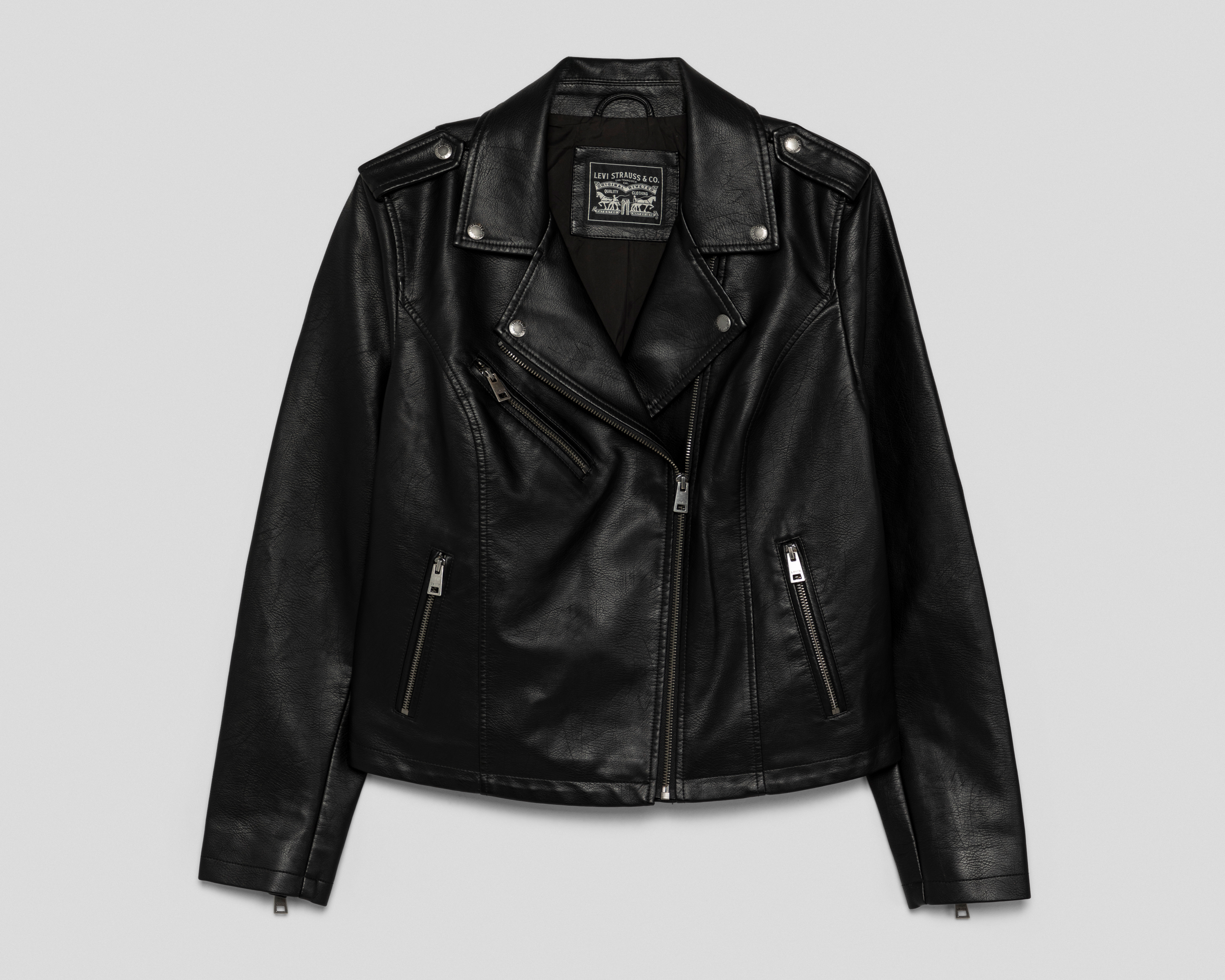 Foto 1 | Foto 1 | Chamarra Negra Levi's para Mujer