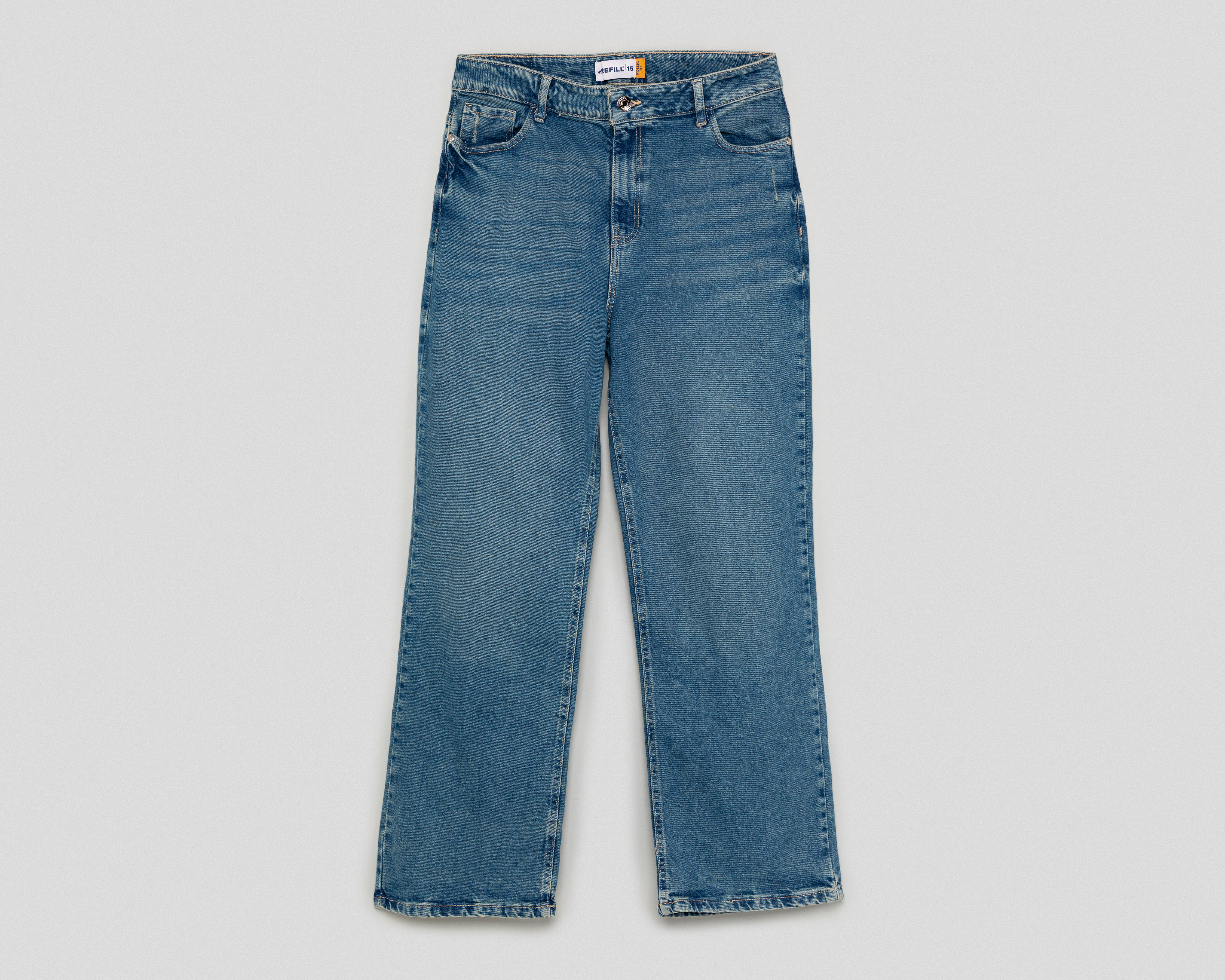 Jeans Wide Leg Refill para Mujer