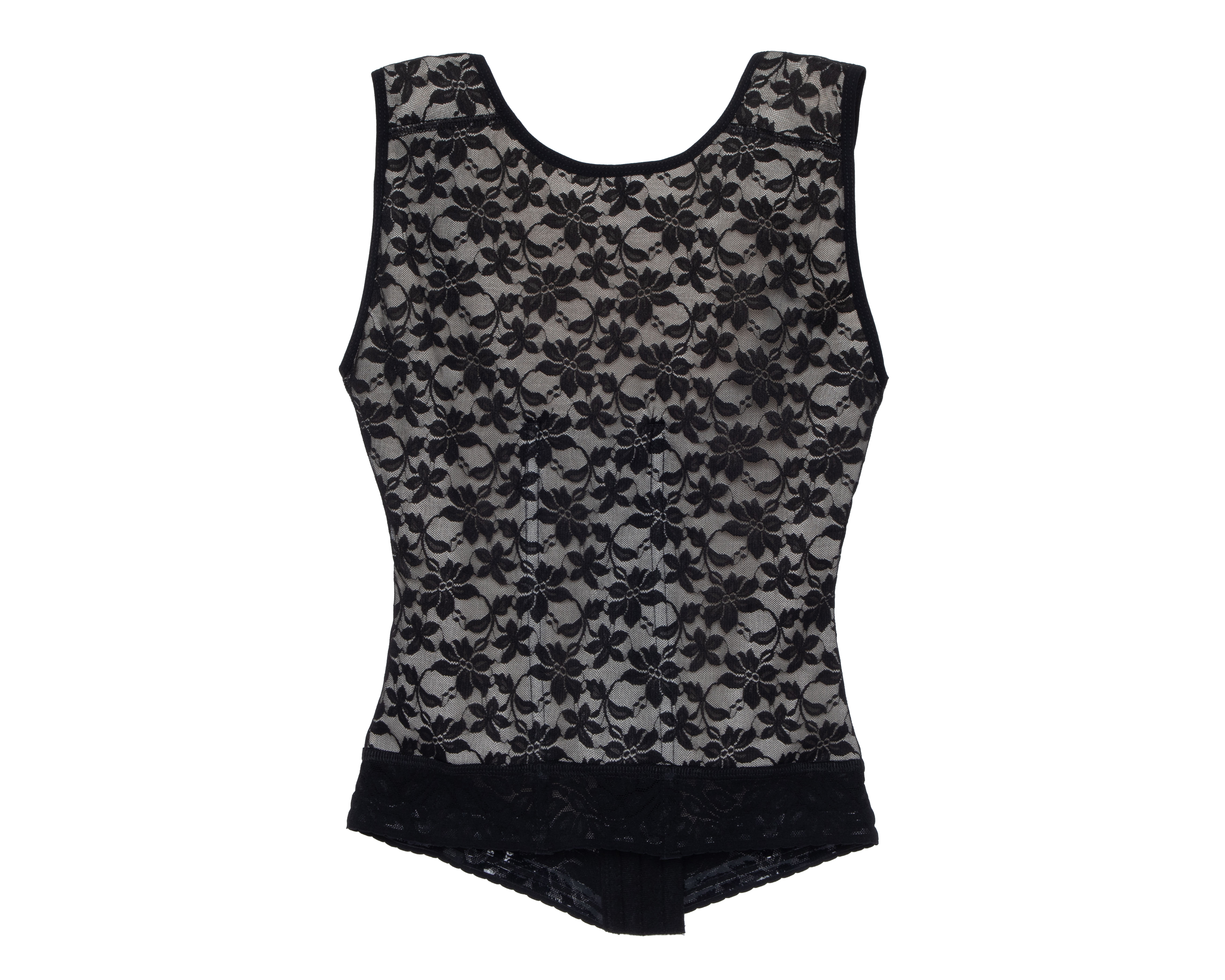 Foto 3 pulgar | Foto 2 | Camiseta Control con Encaje Beauty Secret Mediana Compresión para Mujer