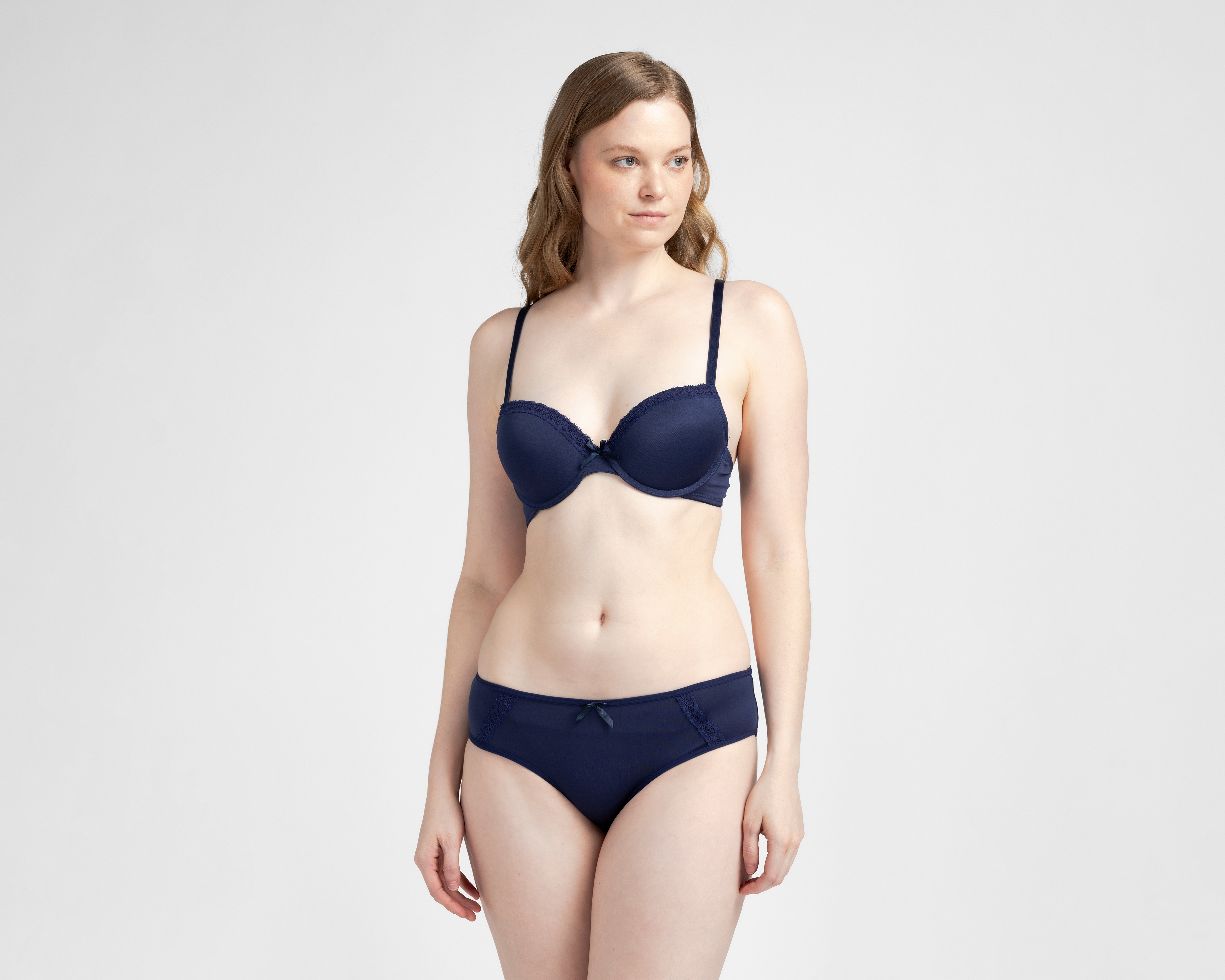 Coordinado Media Copa con Encaje Carnival