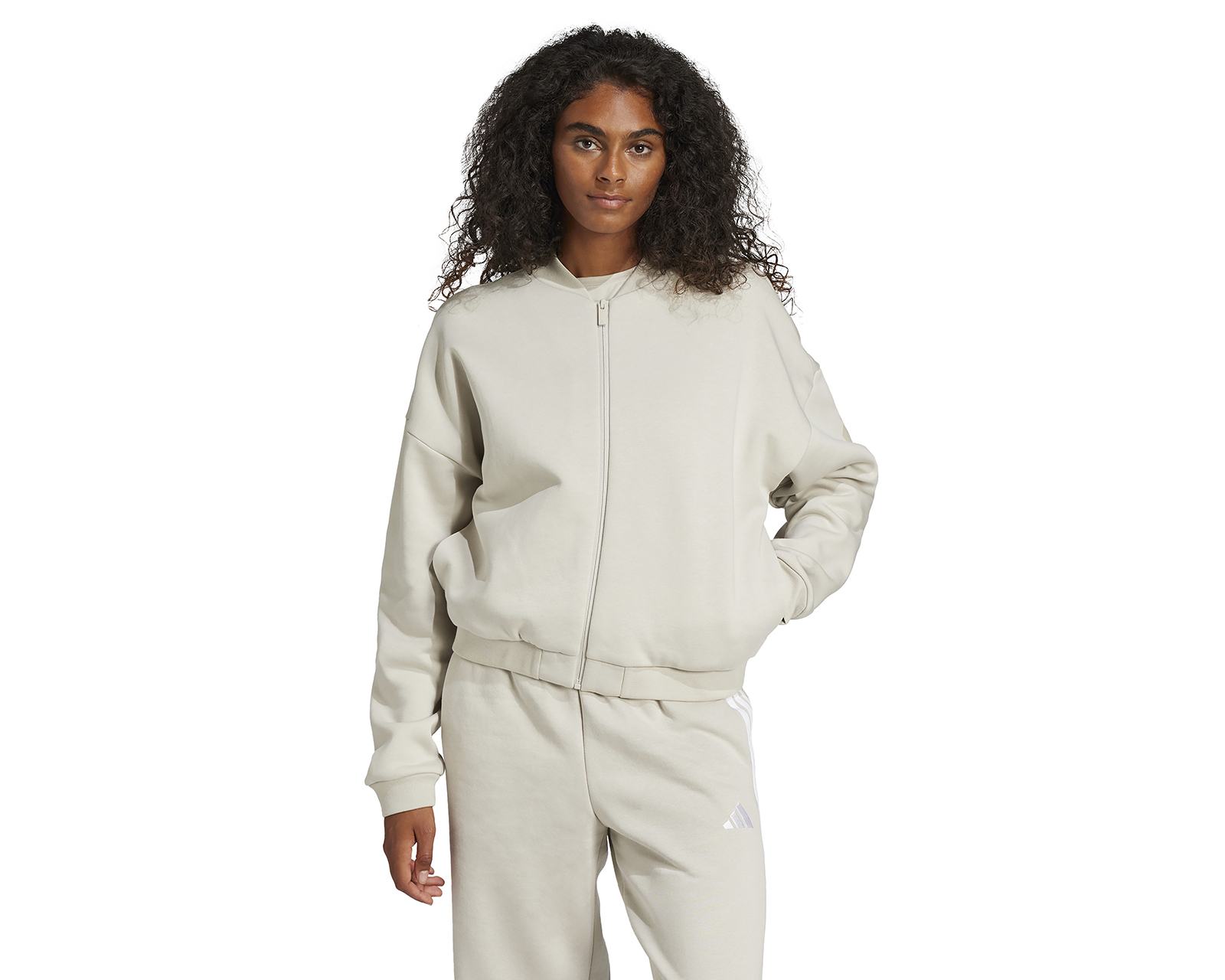 Foto 2 pulgar | Foto 1 | Chamarra de Entrenamiento Adidas W SL+ FL Bomber para Mujer