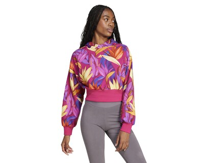 Foto 3 | Foto 3 | Sudadera con Capucha Adidas Farm Rio para Mujer