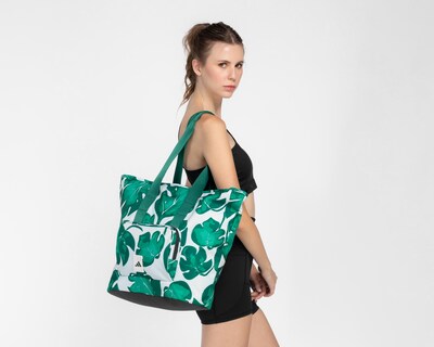 Foto 6 | Foto 6 | Bolso Adidas Tote Leaf Print