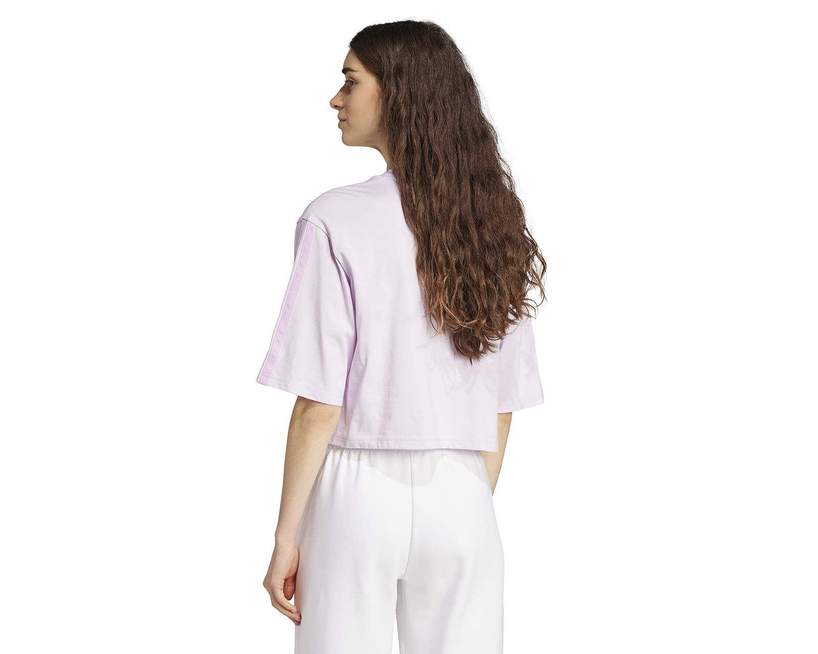 Foto 2 | Foto 2 | Playera Deportiva Adidas Essentials 3-Stripes Cotton Loose para Mujer