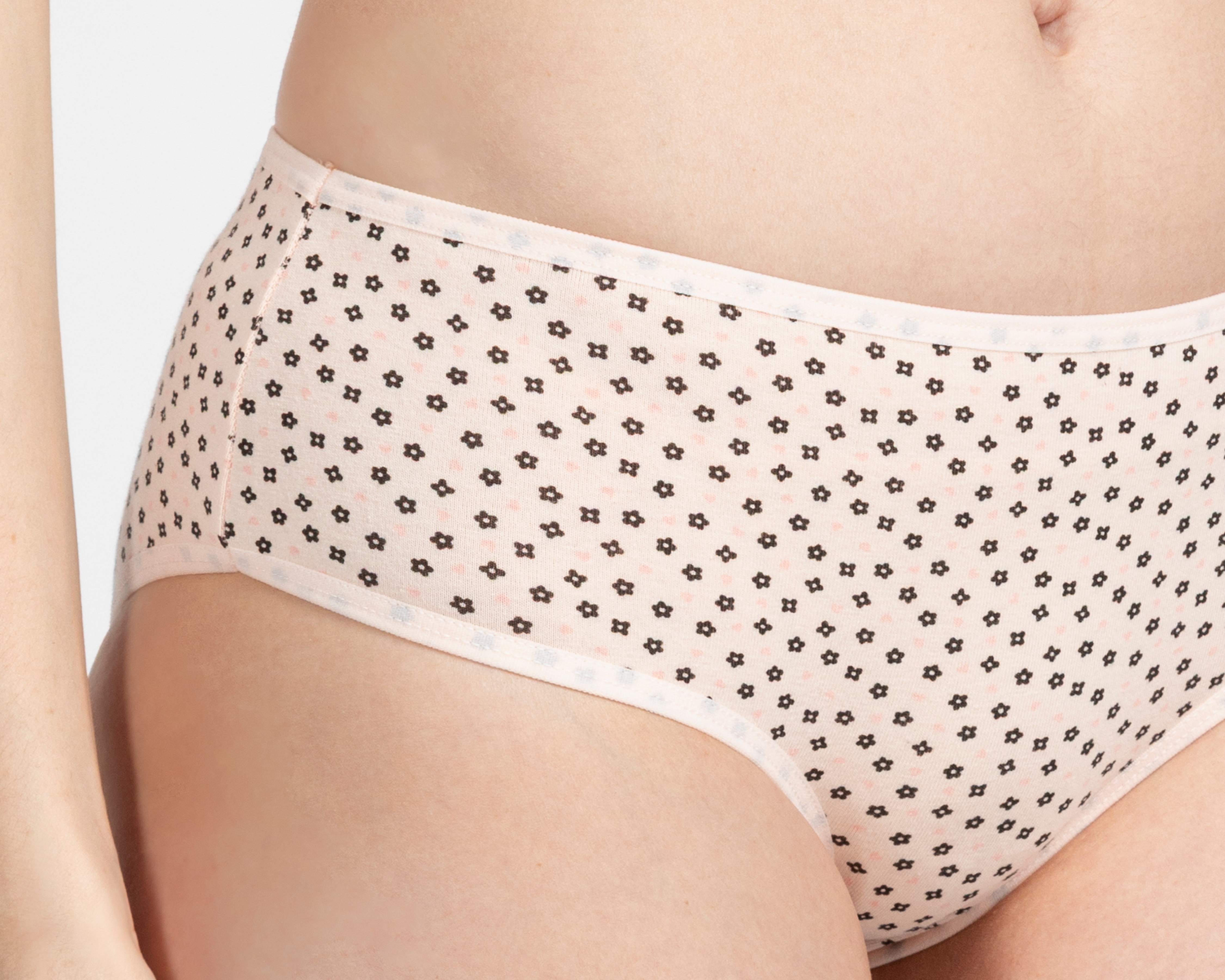 Foto 5 pulgar | Foto 4 | Bikini Estampado Emociones para Mujer 3 Piezas