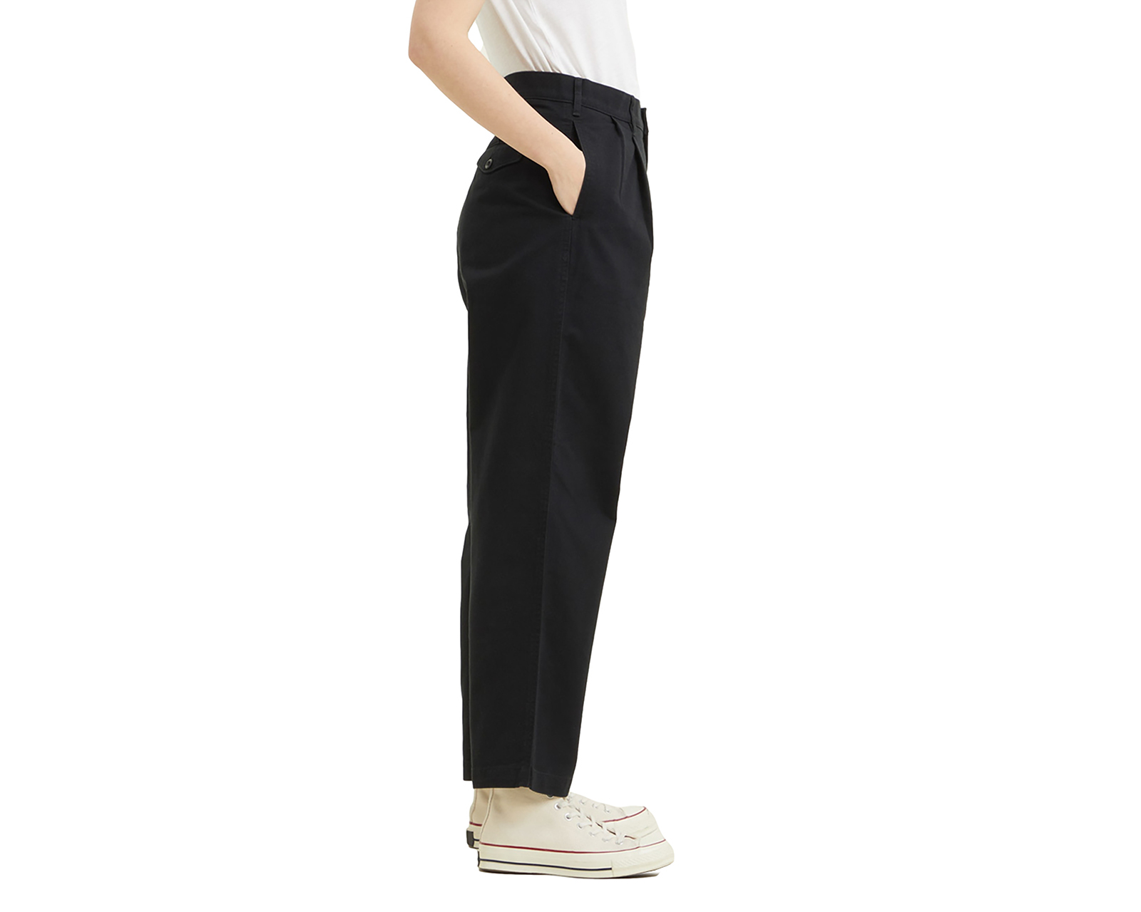 Foto 2 | Foto 2 | Pantalón de Vestir Dockers Taper Negro para Mujer