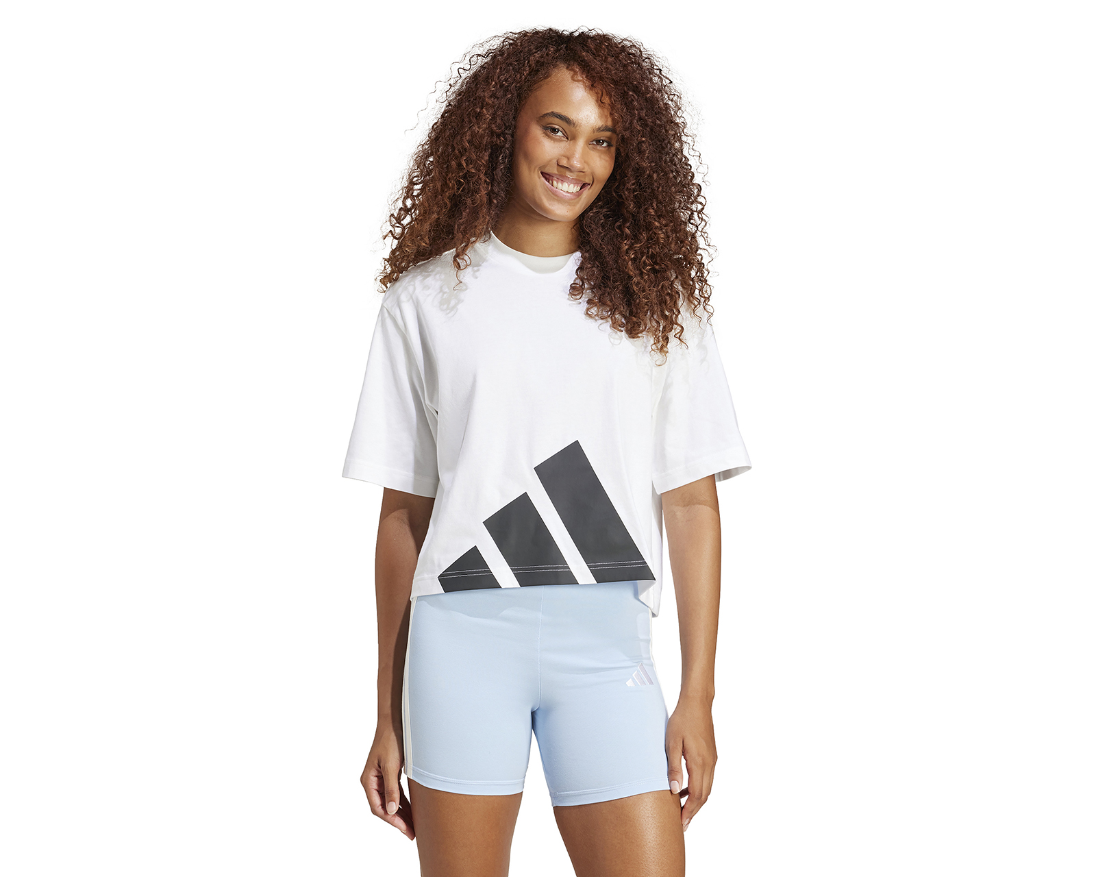 Foto 2 pulgar | Foto 1 | Playera Deportiva Adidas Essentials Big Logo Boyfriend para Mujer