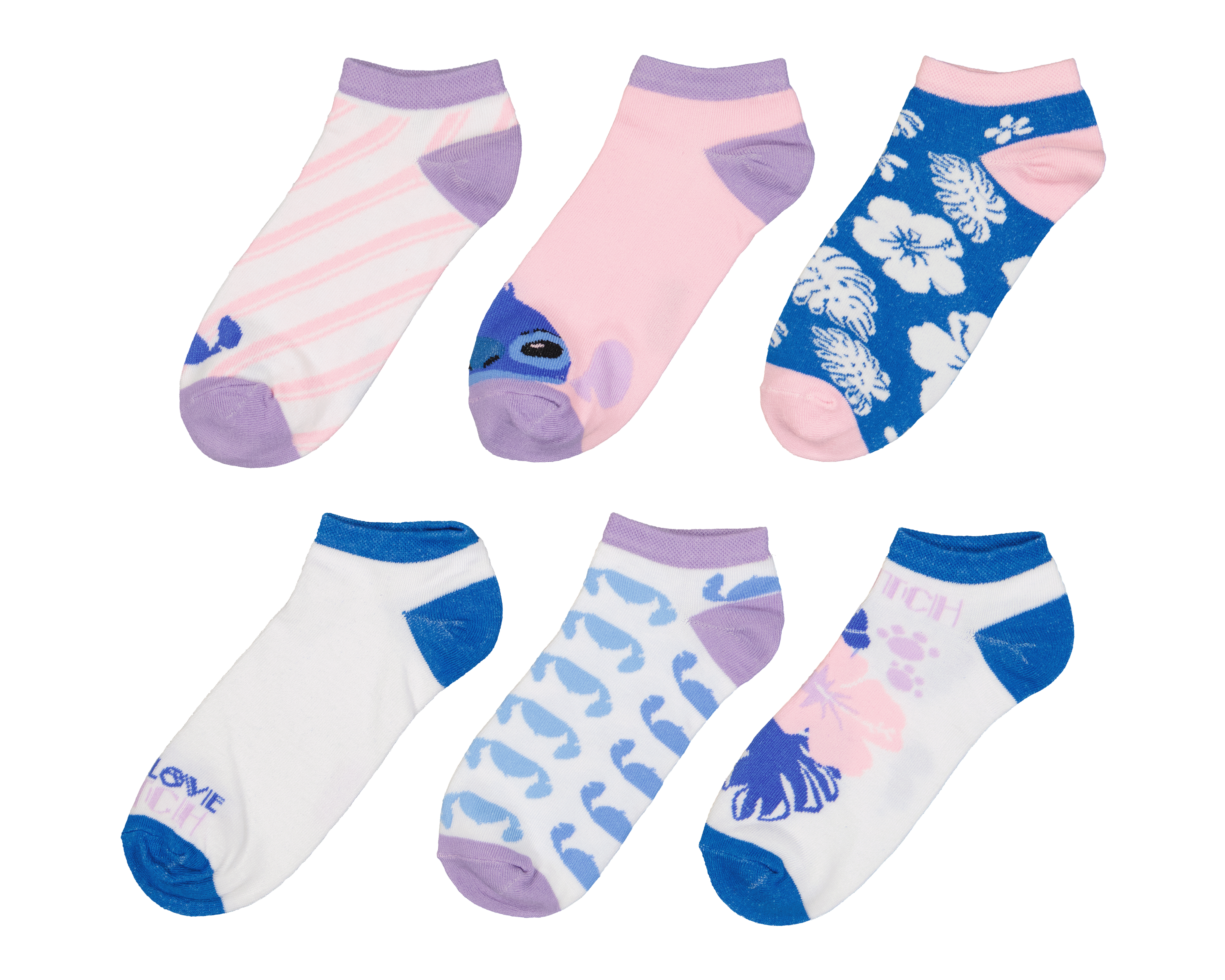 Calcetines Disney Lilo & Stitch para Mujer 6 Pares