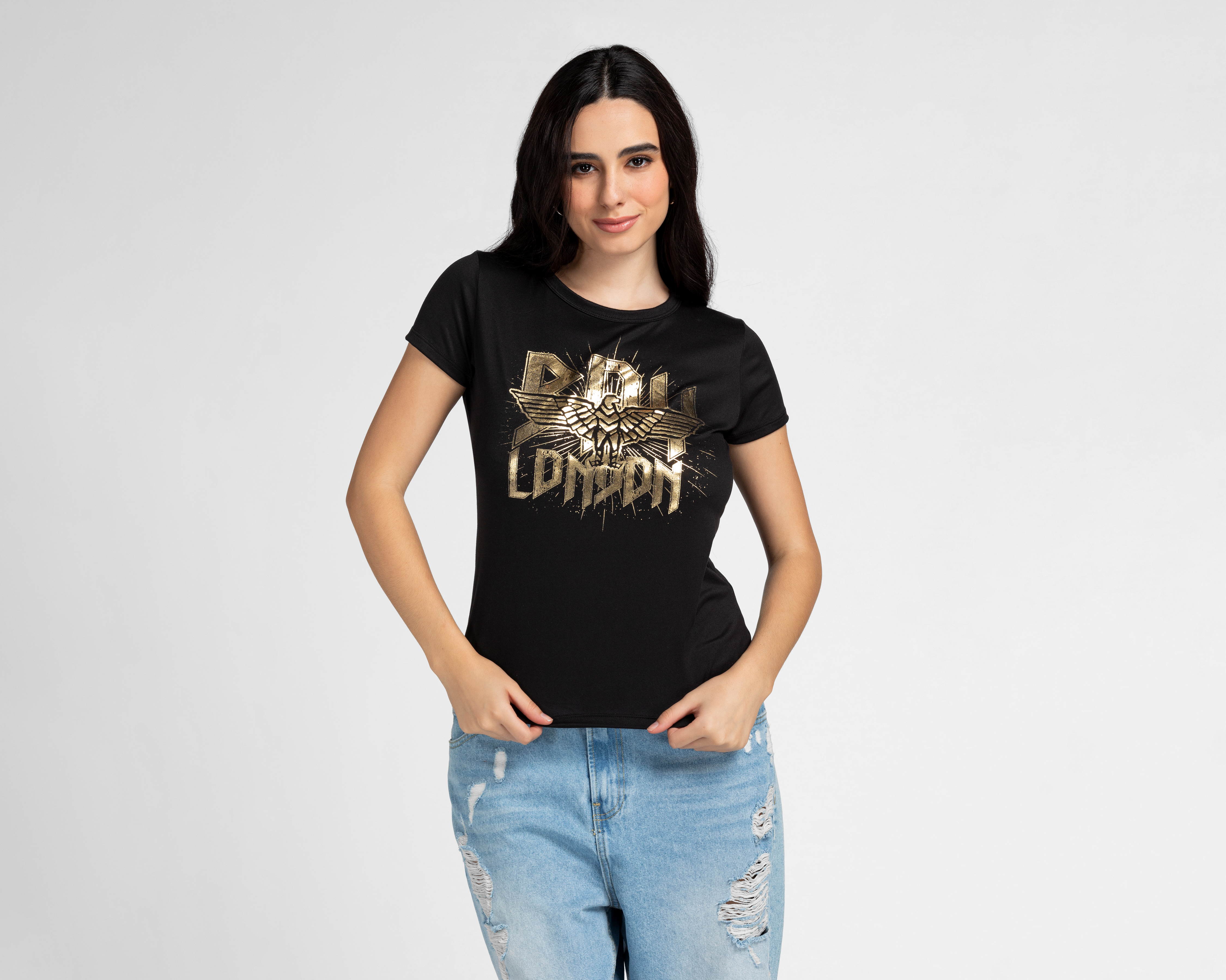 Playera Boy London Manga Corta con Estampado