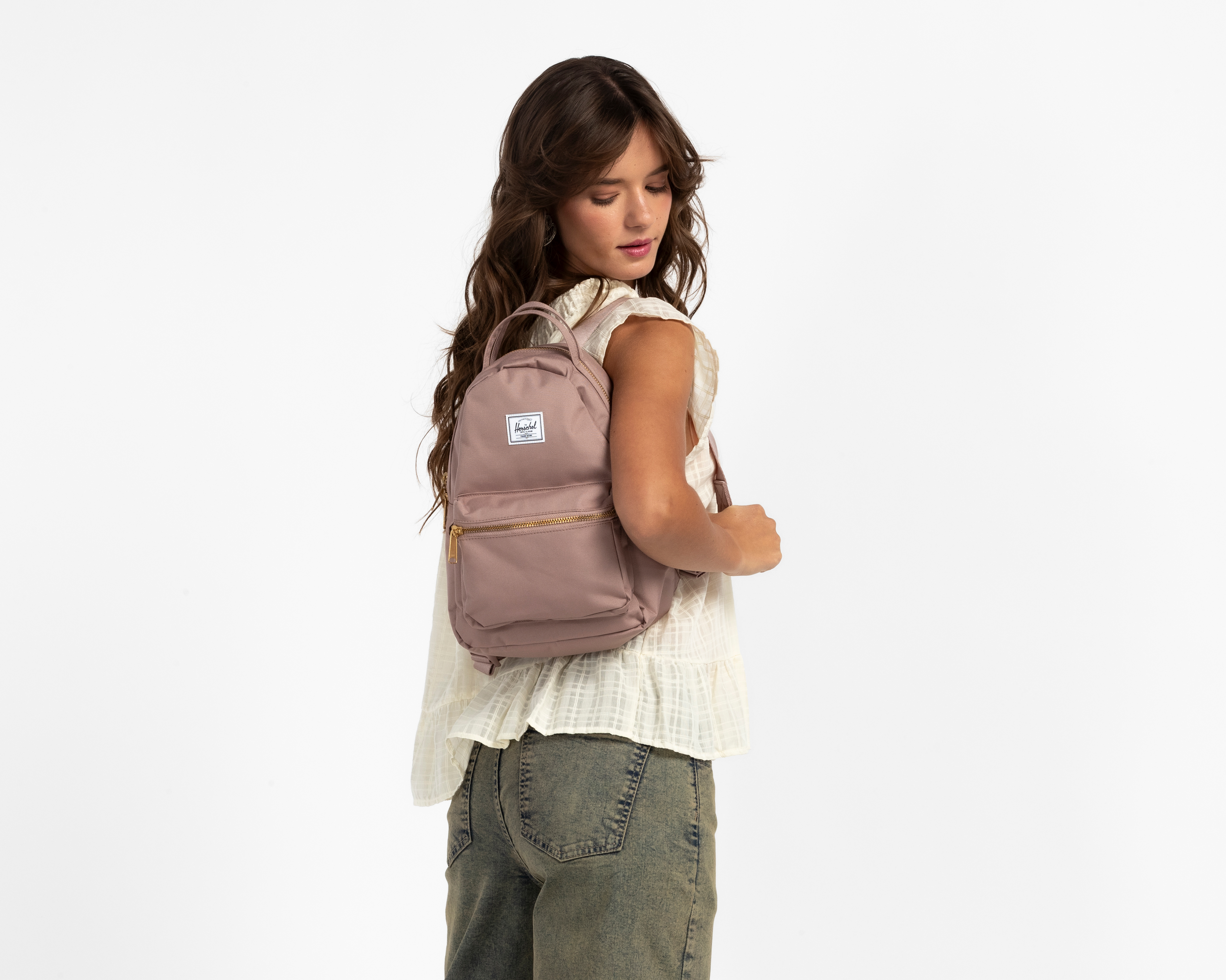 Foto 9 pulgar | Foto 8 | Mochila Herschel Rosa