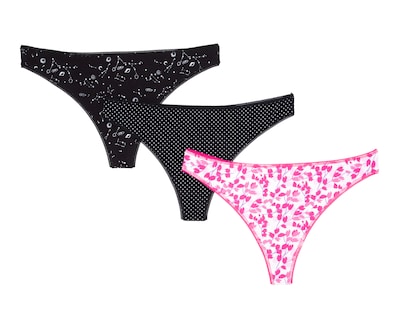Foto 1 | Foto 1 | Tanga Estampada Lovest para Mujer 3 Piezas