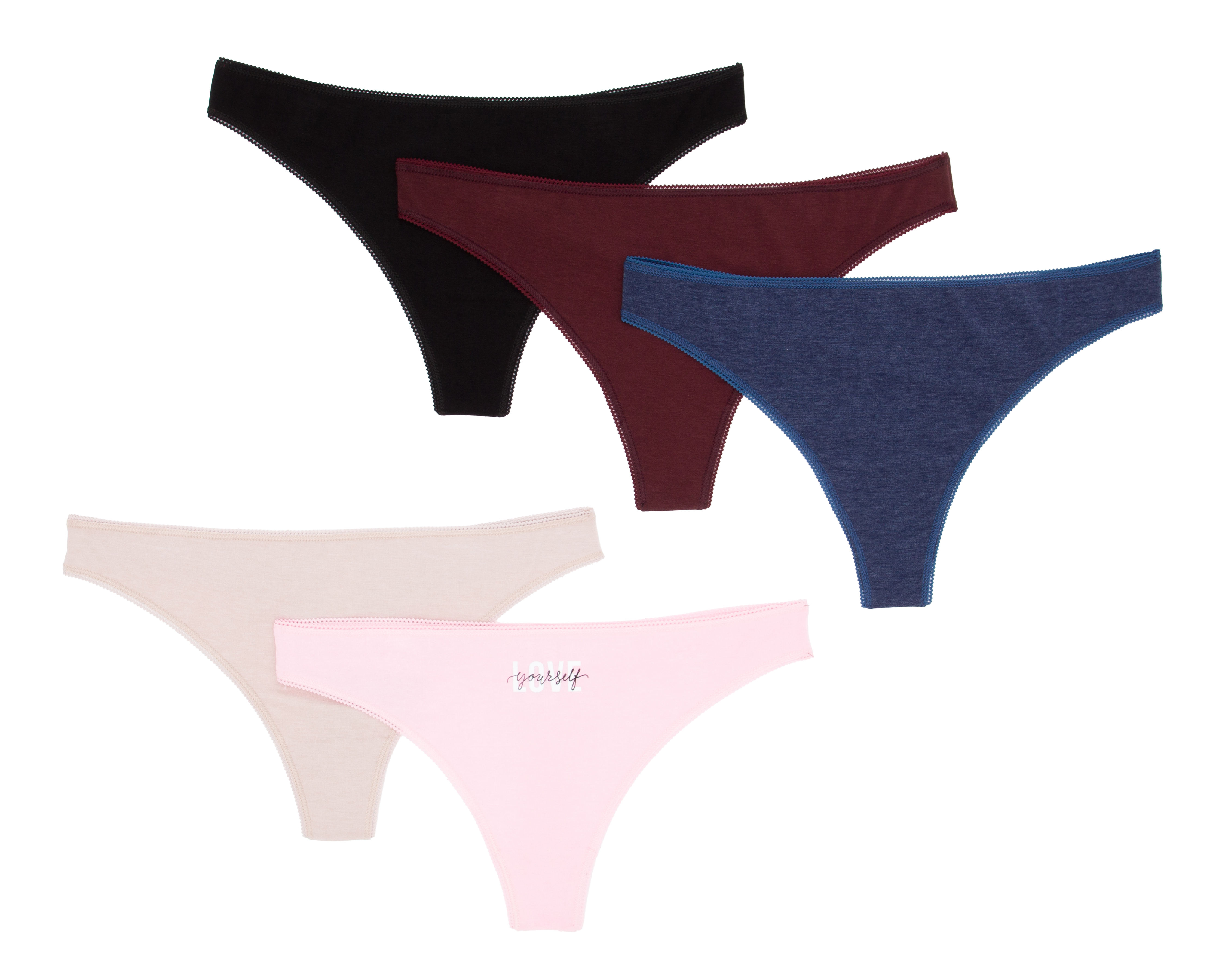 Tanga Lovest para Mujer 5 Piezas