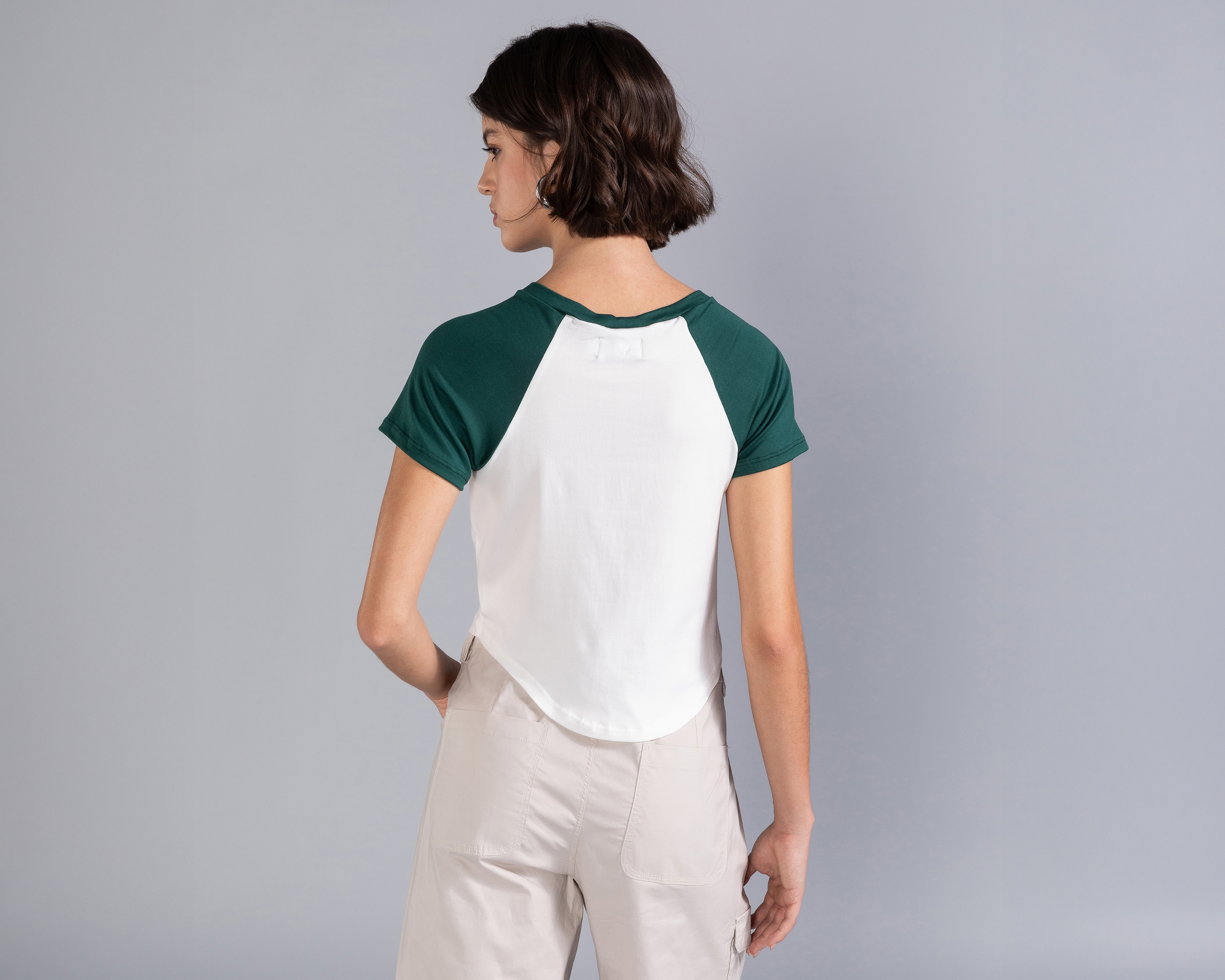 Foto 4 pulgar | Foto 3 | Playera Manga Corta Ranglan New York Strona para Mujer