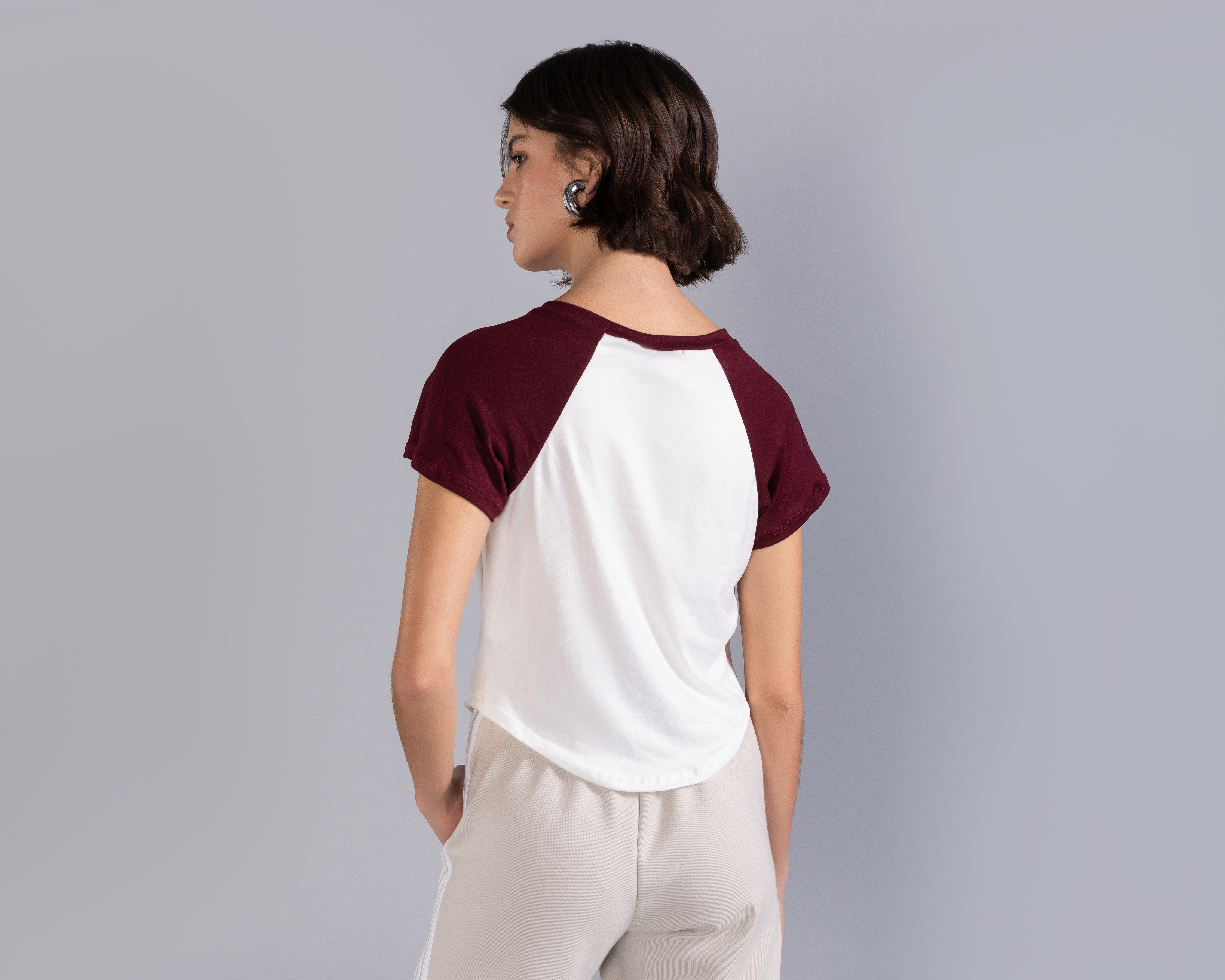 Foto 4 pulgar | Foto 3 | Playera Strona Manga Corta para Mujer