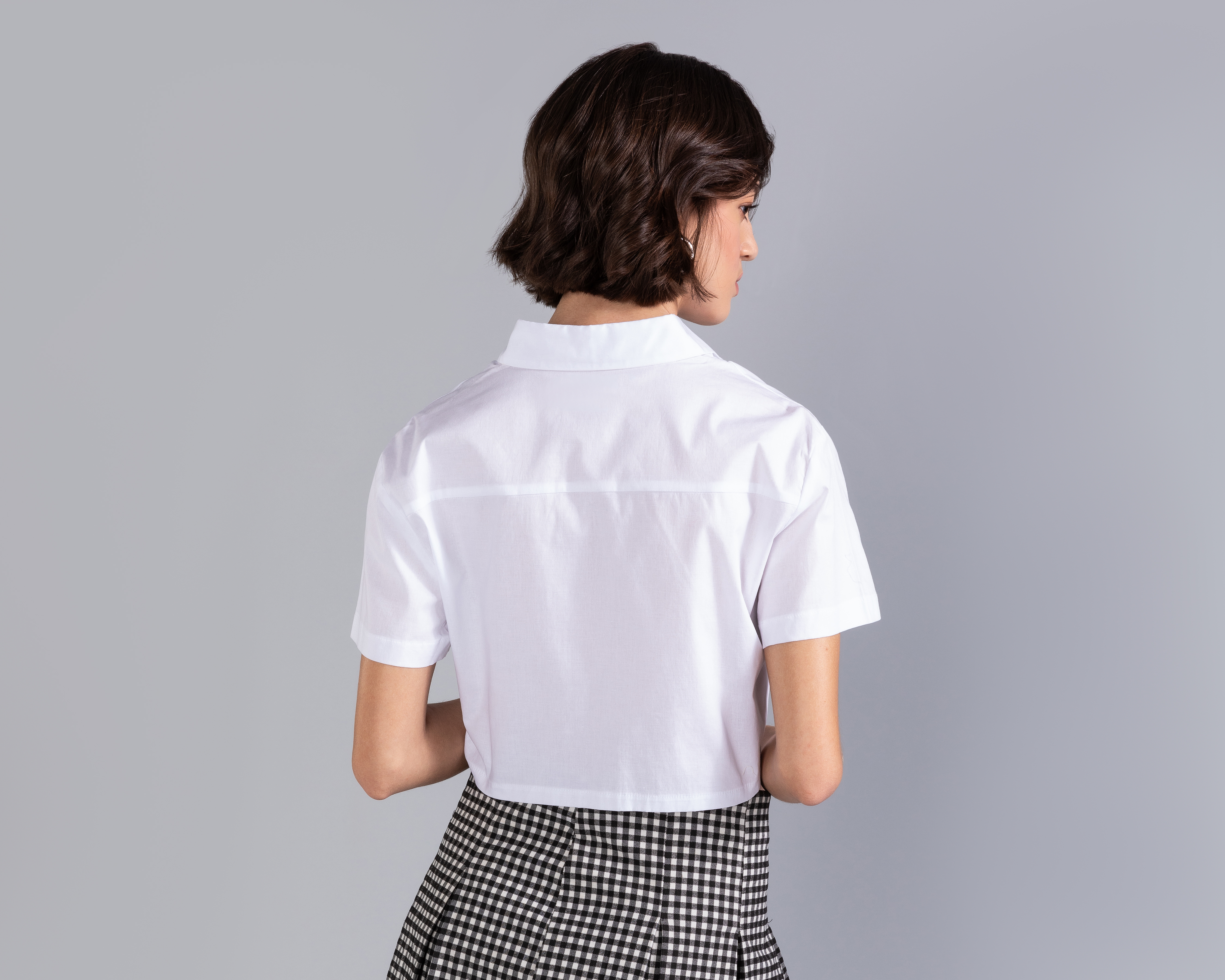Foto 4 pulgar | Foto 3 | Blusa Strona con Cuello Americano para Mujer