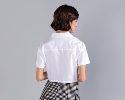 Foto 3 | Foto 3 | Blusa Strona con Cuello Americano para Mujer