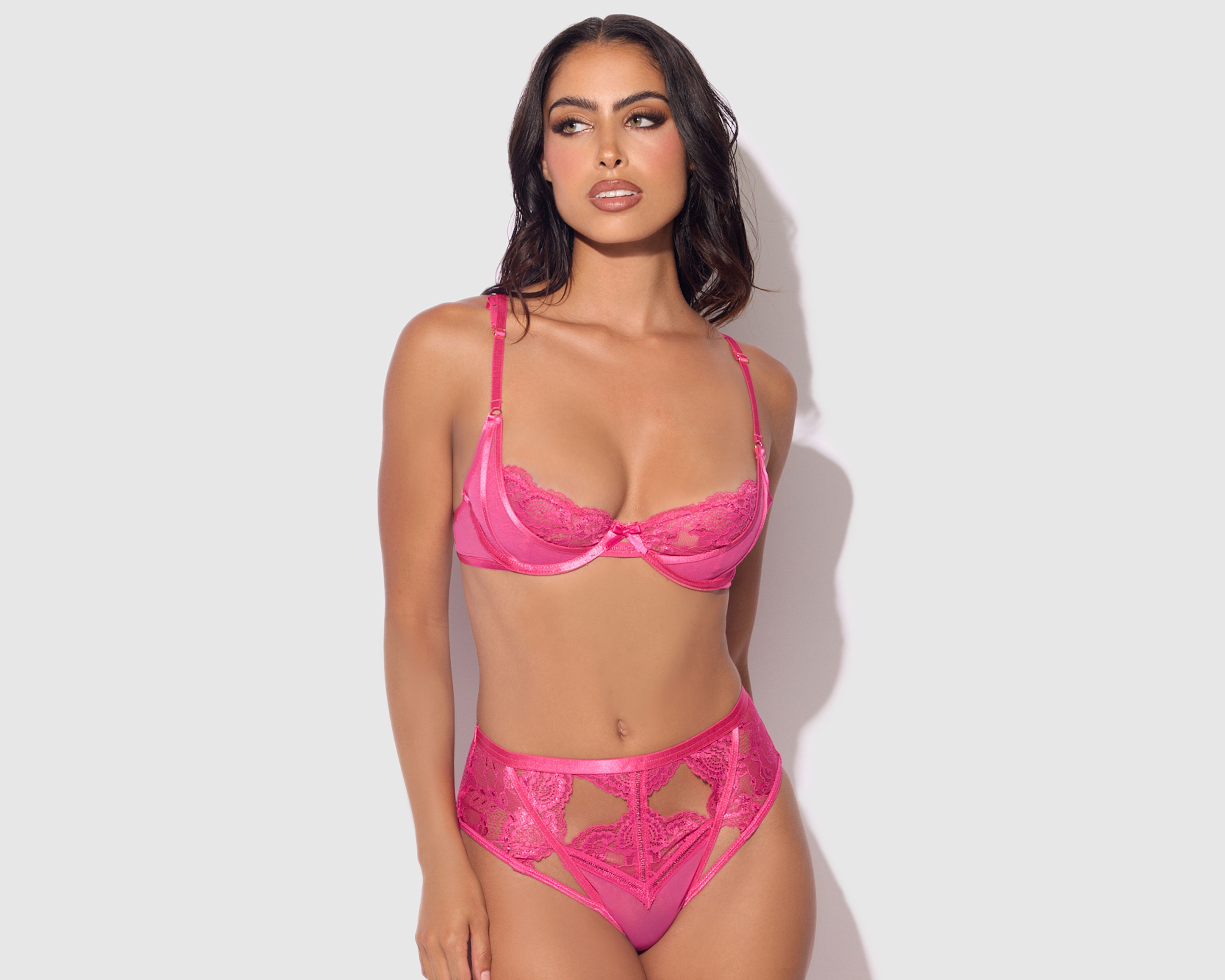 Foto 5 | Foto 5 | Coordinado de Encaje Media Copa House of Desire para Mujer