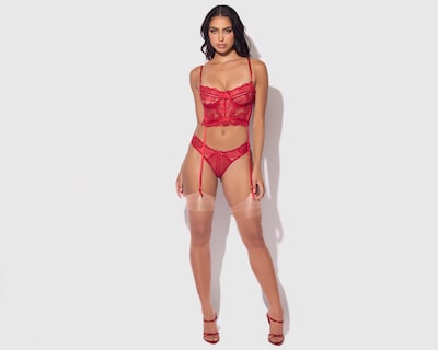 Foto 1 | Foto 1 | Coordinado de Encaje Media Copa House of Desire para Mujer