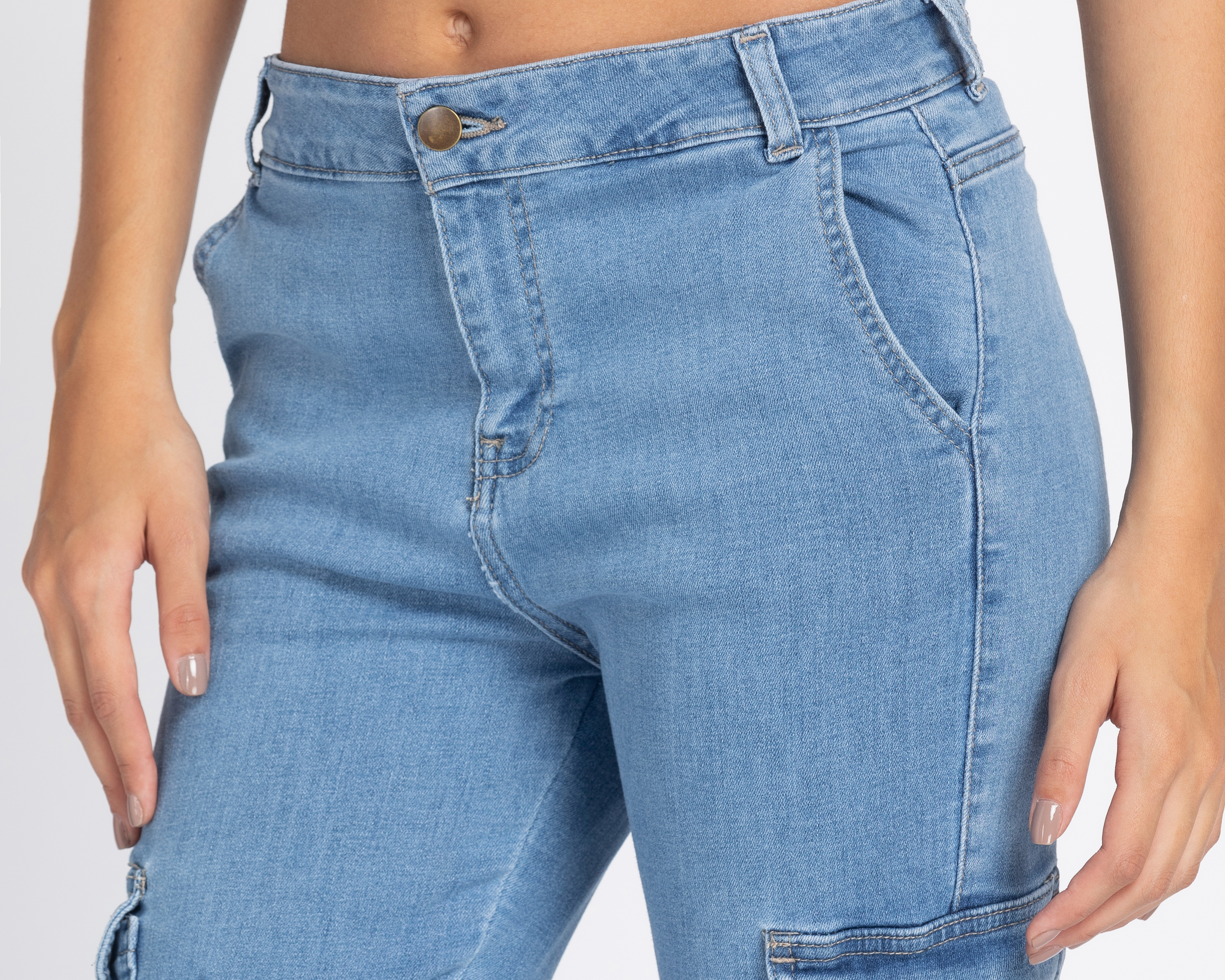 Foto 9 pulgar | Foto 7 | Jeans Mom Refill para Mujer