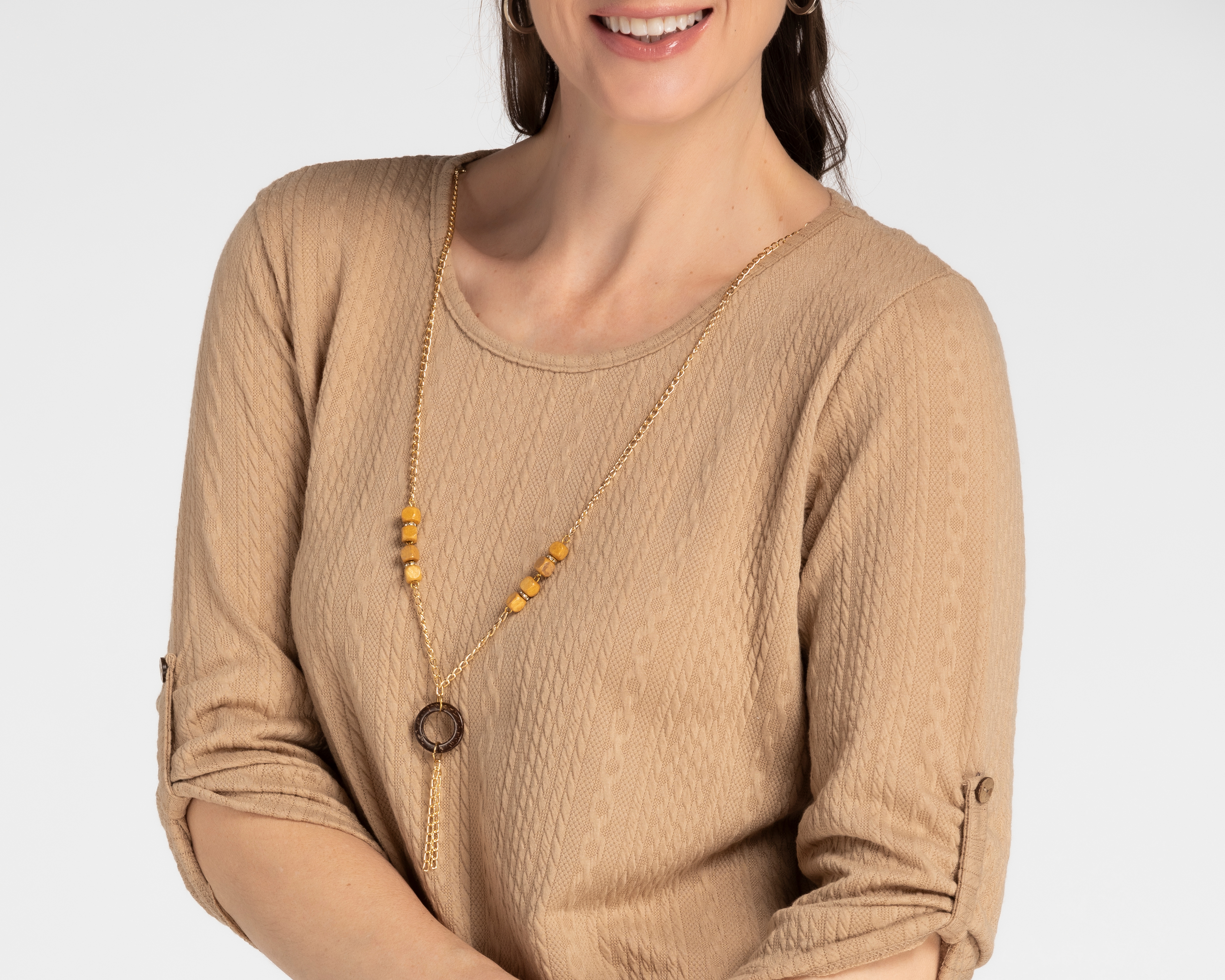 Foto 4 | Foto 4 | Blusa Sahara Manga 3/4 con Collar