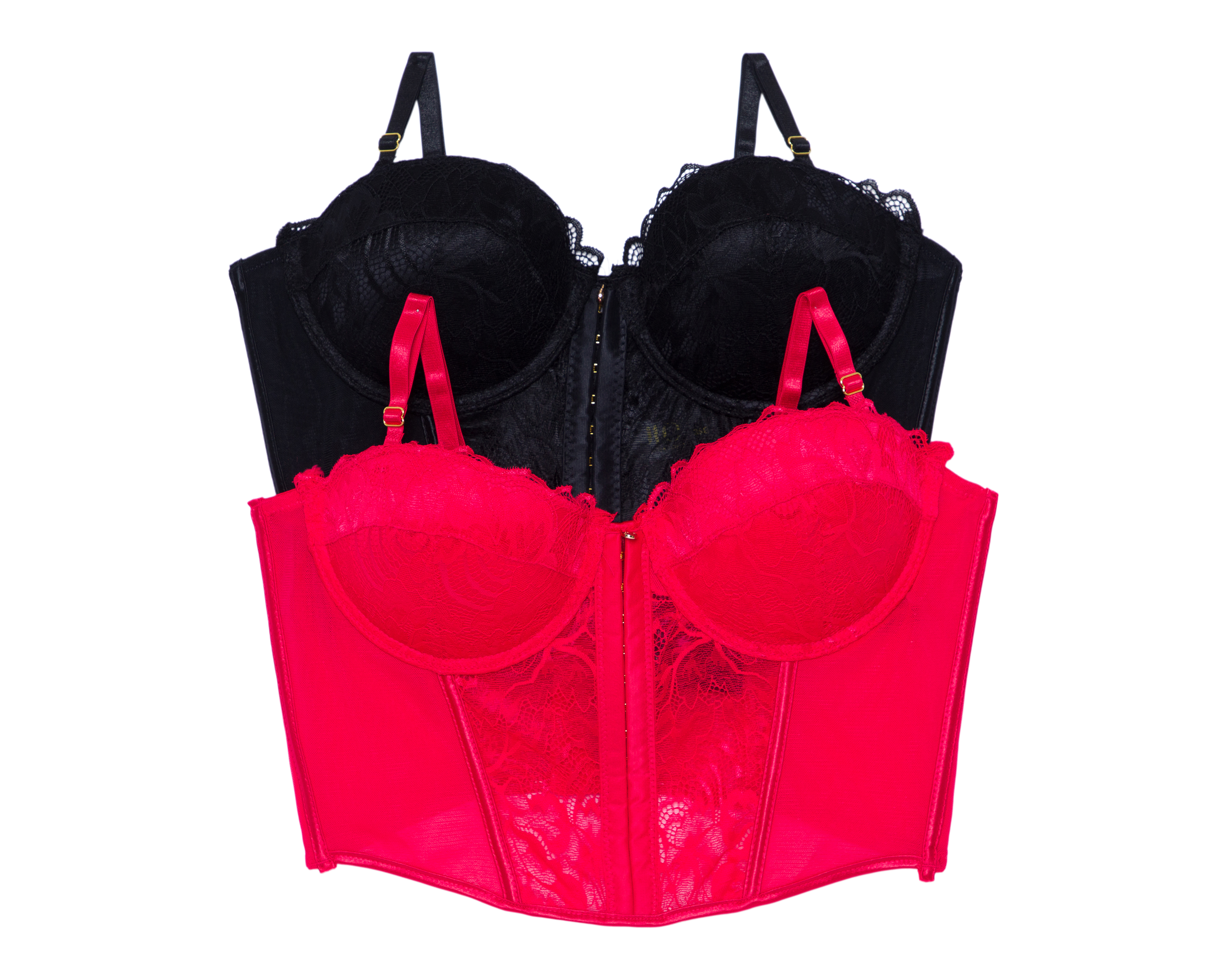 Foto 2 pulgar | Foto 1 | Brasier Media Copa con Encaje Jennifer Lopez 2 Pack