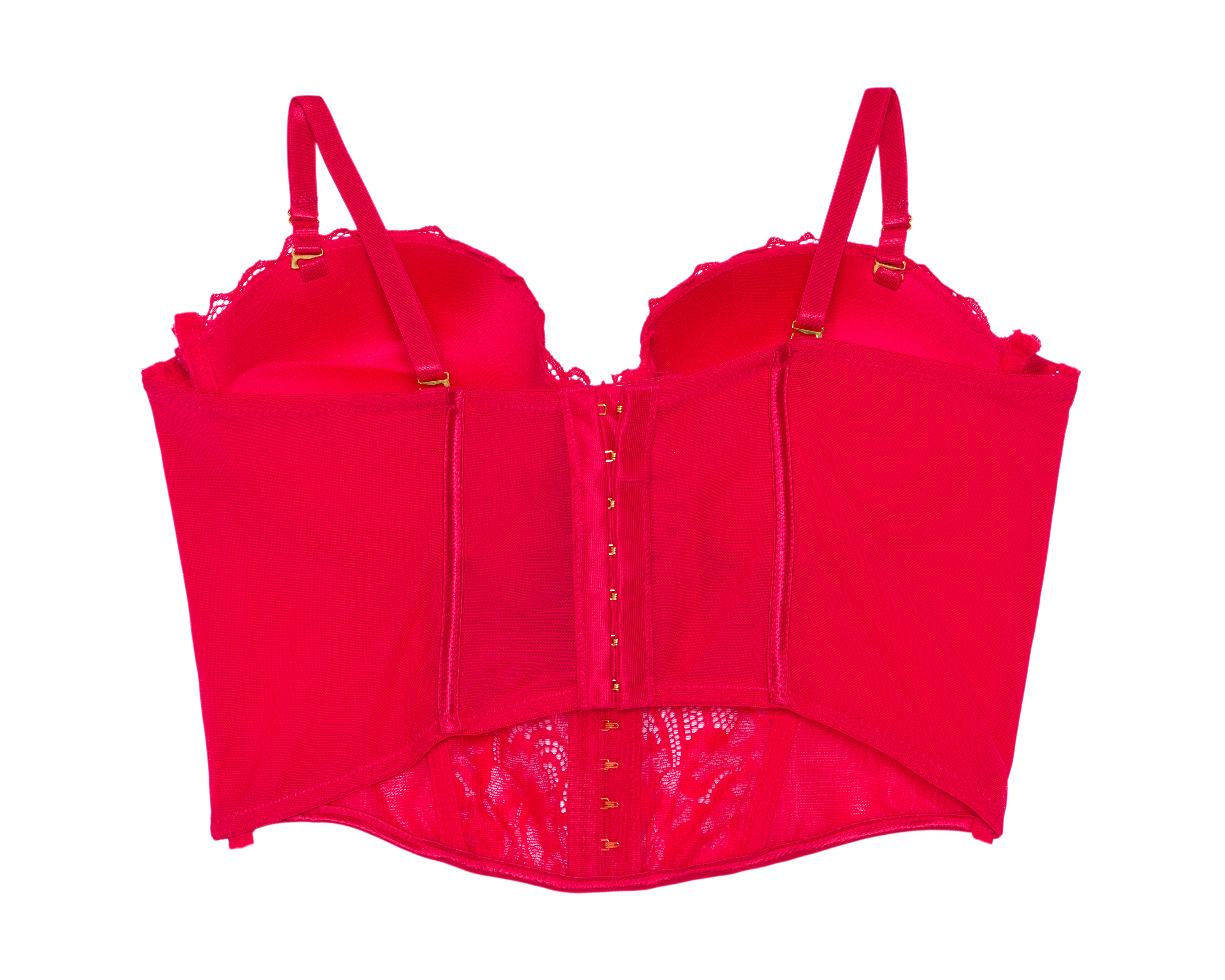 Foto 4 pulgar | Foto 3 | Brasier Media Copa con Encaje Jennifer Lopez 2 Pack