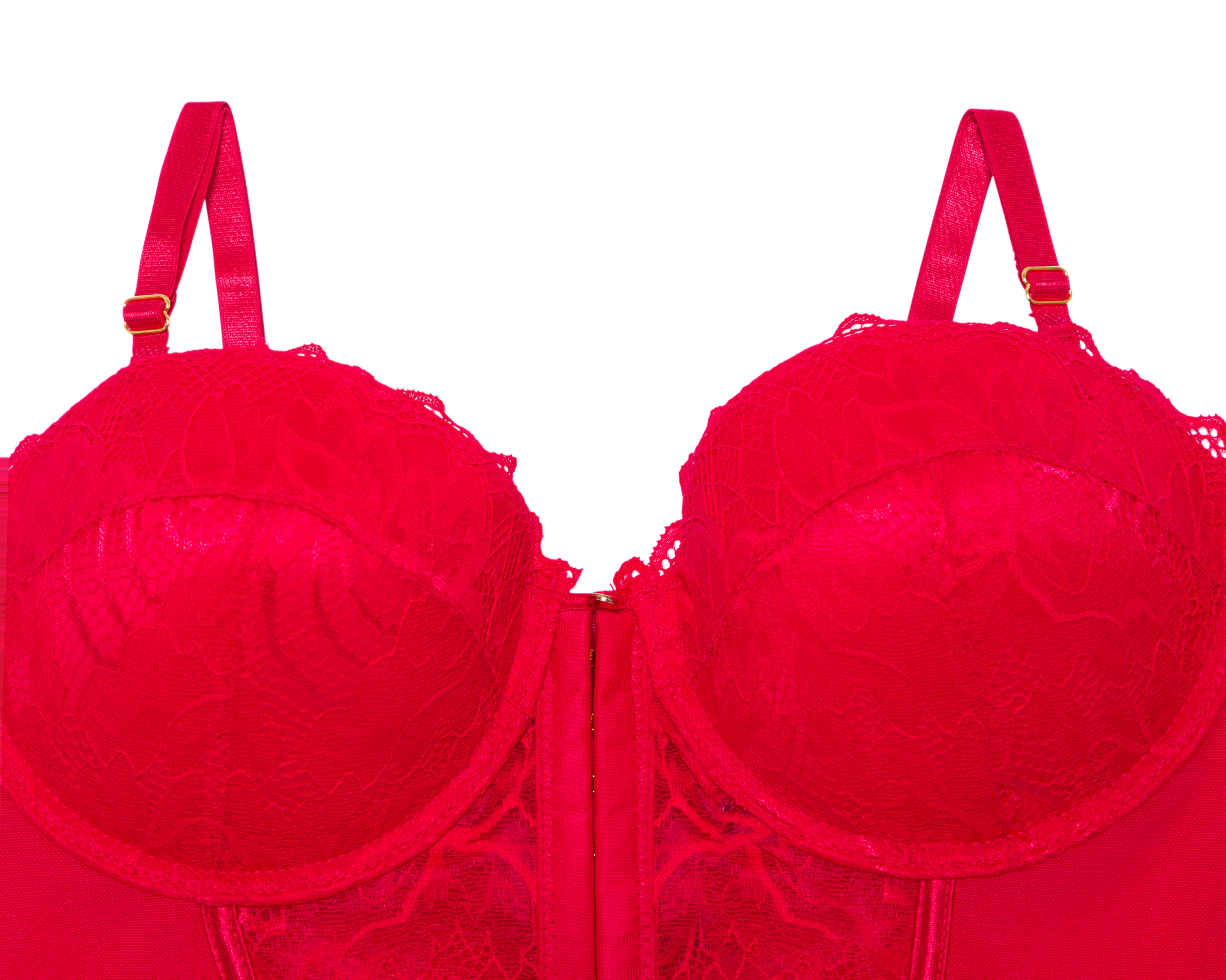 Foto 5 pulgar | Foto 4 | Brasier Media Copa con Encaje Jennifer Lopez 2 Pack