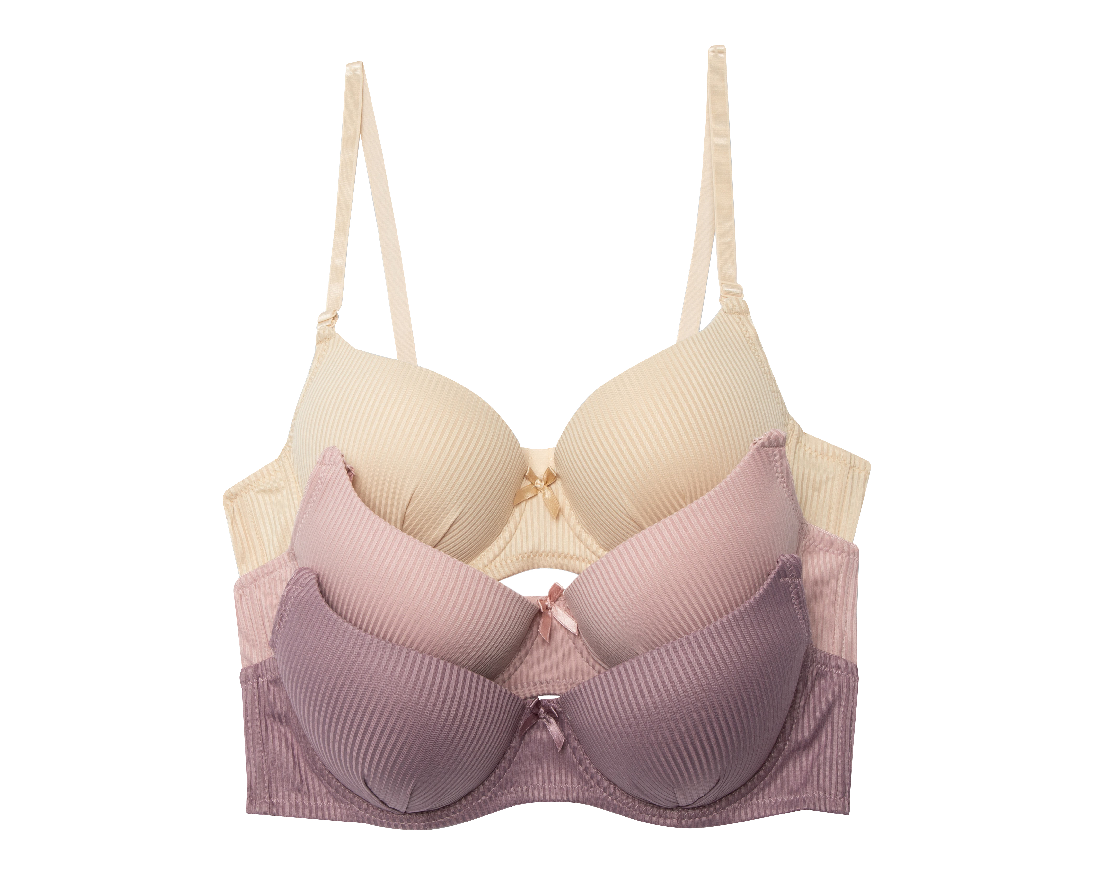 Foto 1 | Foto 1 | Brasier con Varilla Beauty Secret Copa Completa para Mujer 3 Pack