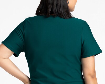 Foto 5 | Foto 5 | Vestido Formal Sahara Verde Escote V Midi