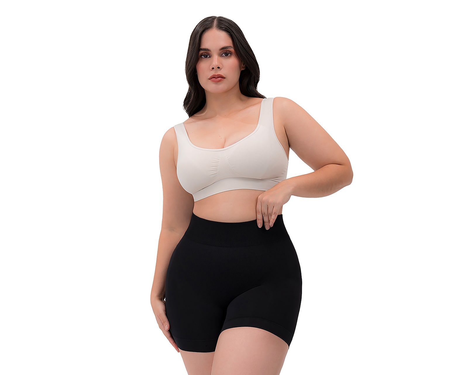 Pantaleta Control Negra Diane Poitiere para Mujer