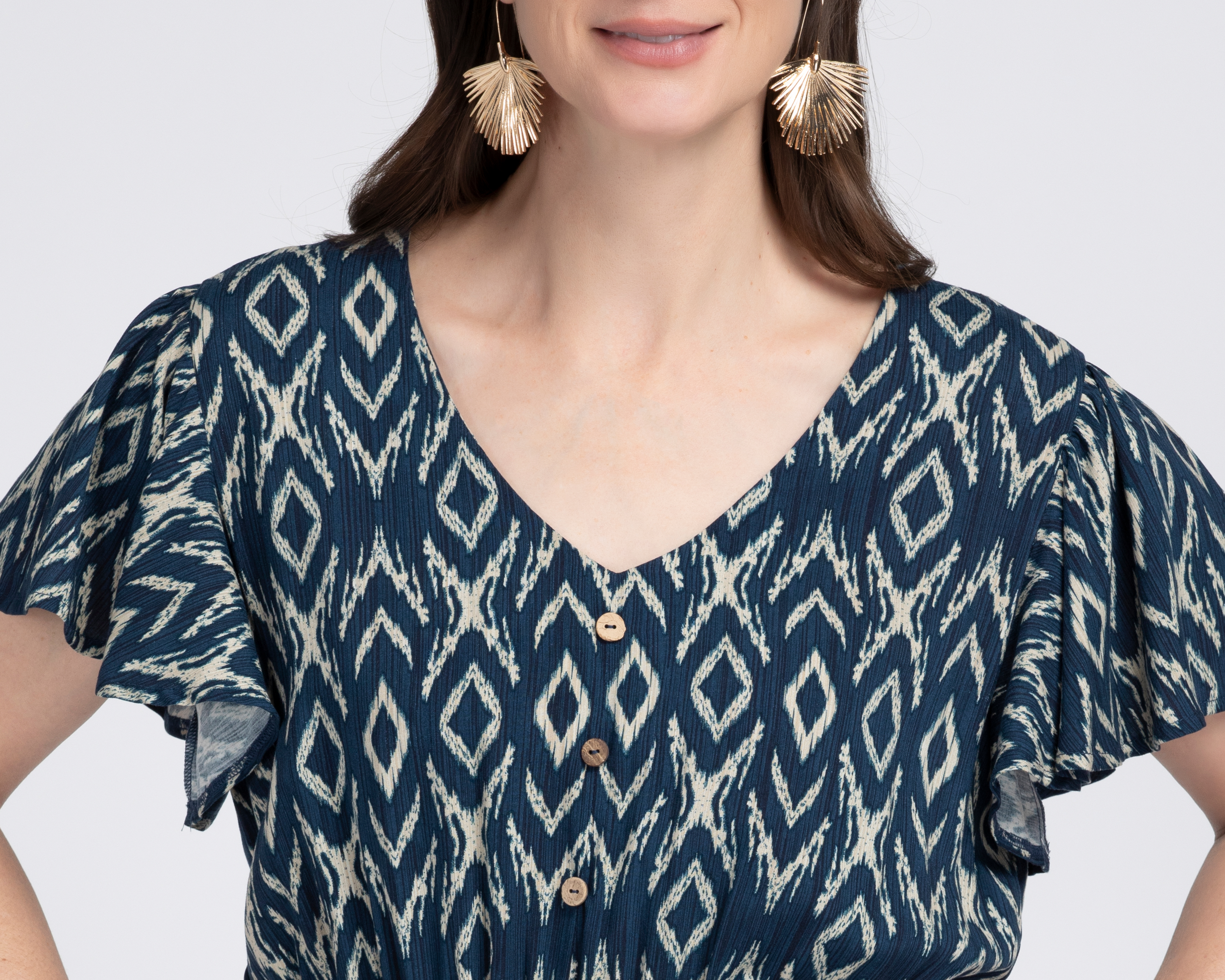 Foto 4 | Foto 4 | Vestido Casual Sahara con Botones para Mujer