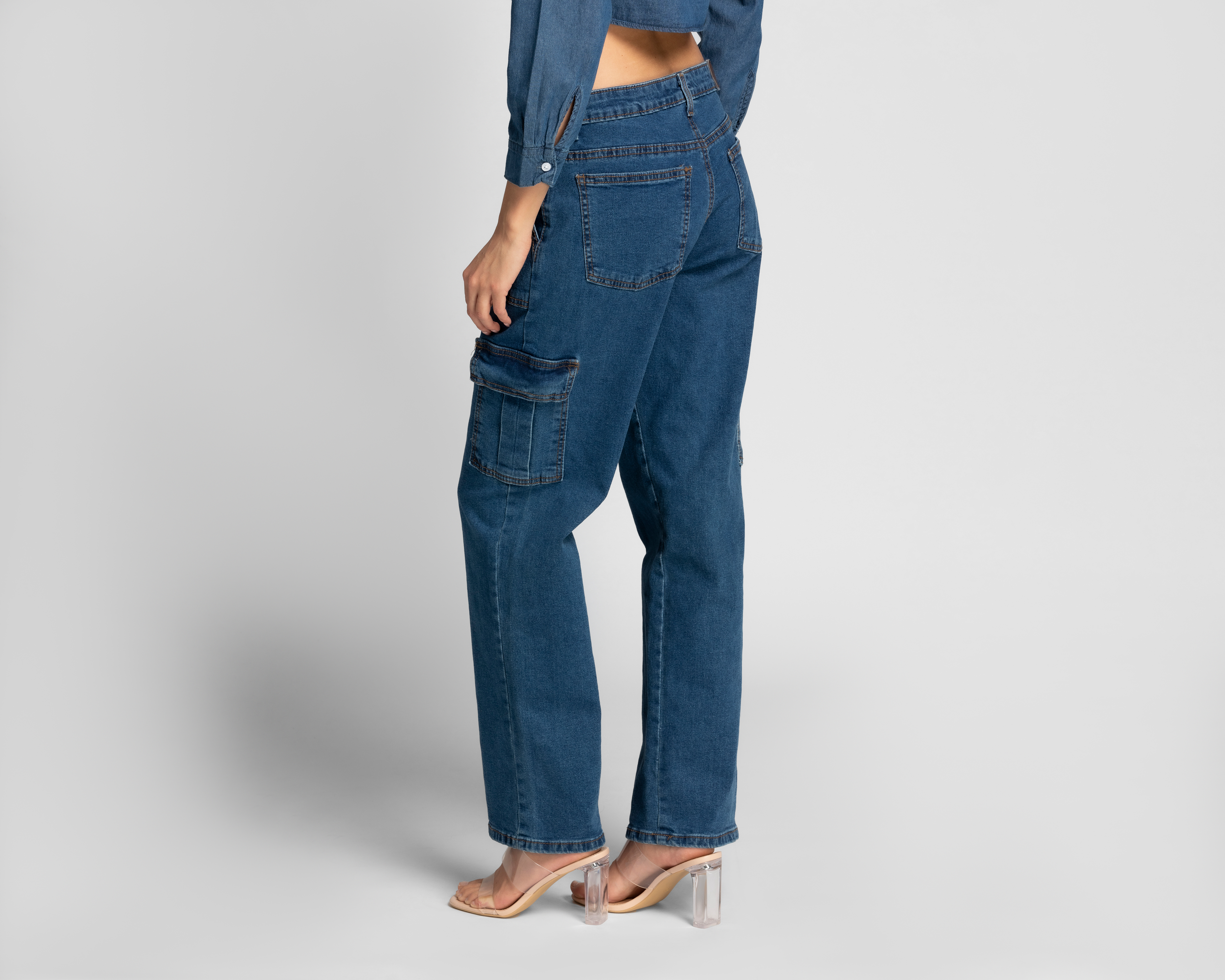 Foto 4 pulgar | Foto 3 | Jeans Recto Refill para Mujer