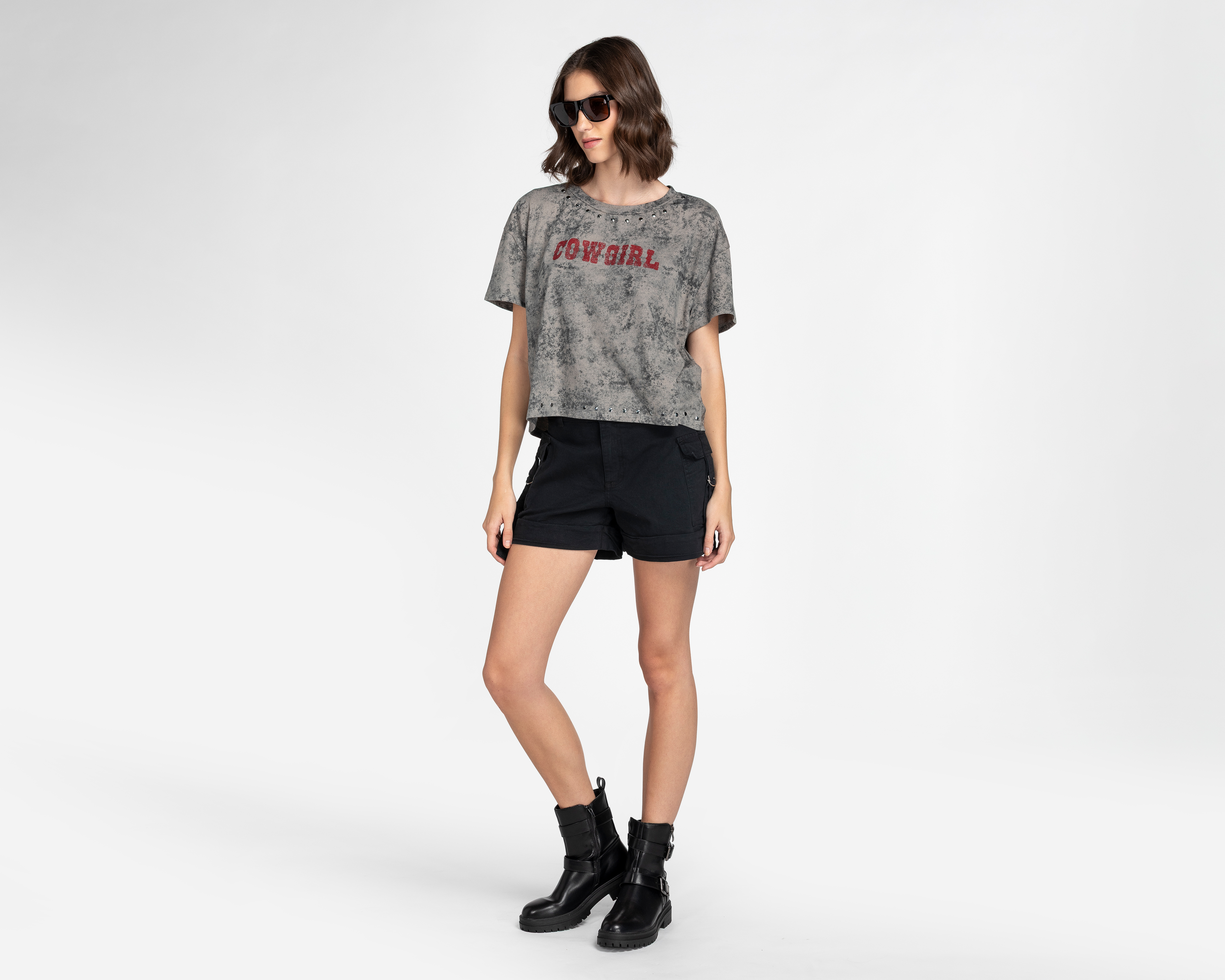 Foto 2 | Foto 2 | Short Refill Negro para Mujer