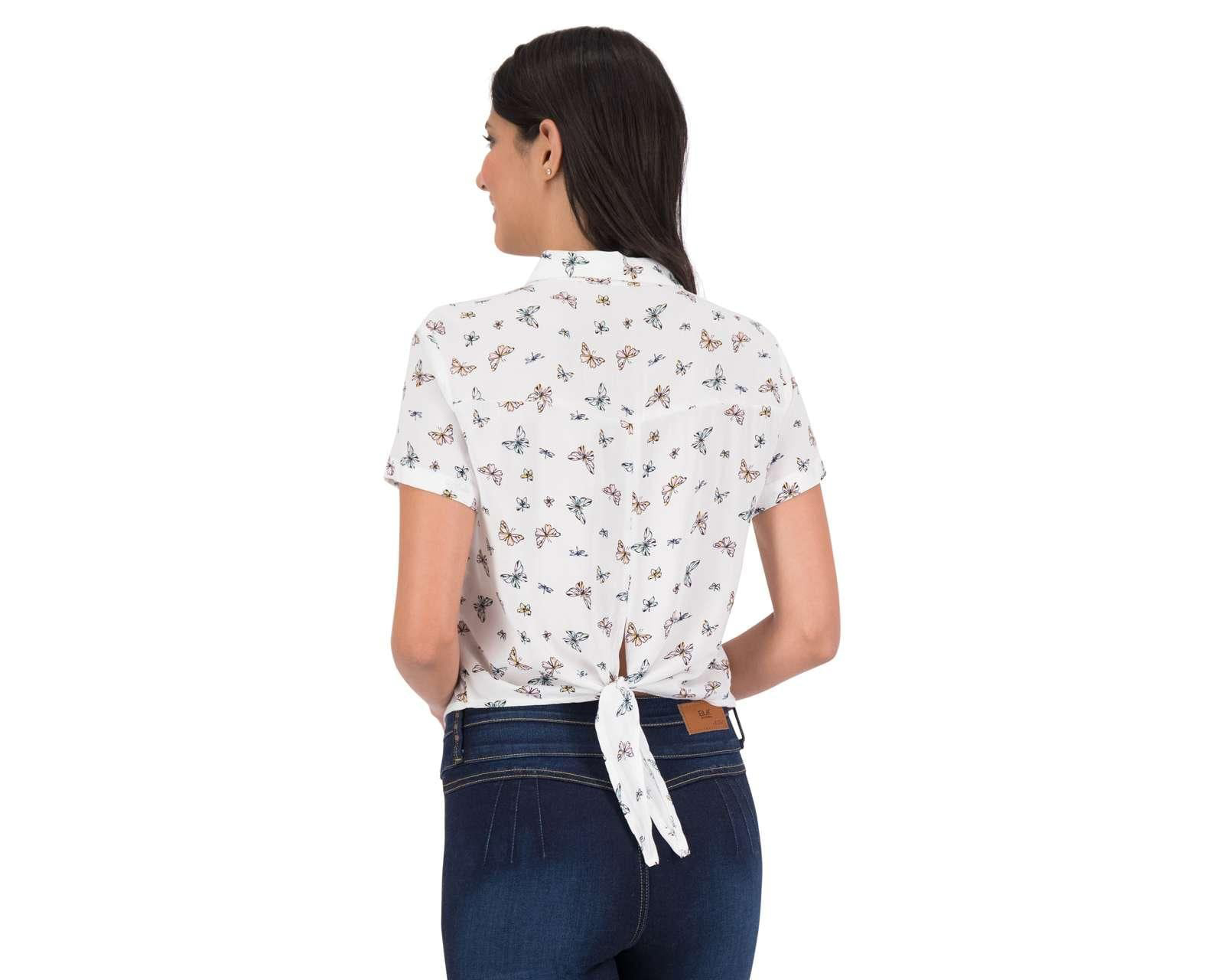 Foto 5 pulgar | Foto 4 | Blusa Estampada Manga Corta marca 18 Forever para Mujer